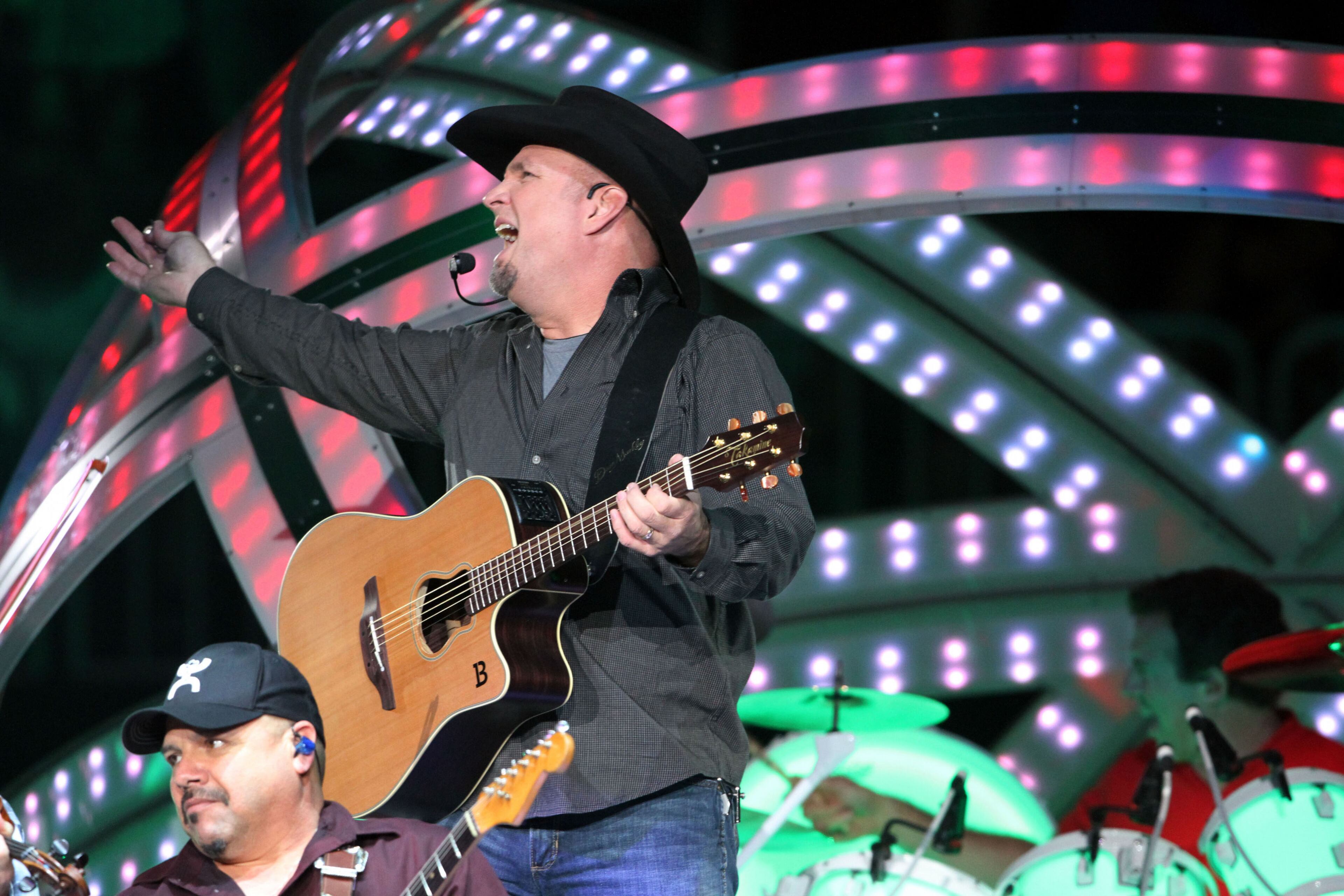 Legendary country singer-songwriter-guitarist Garth Brooks played the first of seven sold out shows Friday evening at Philips Arena. Robb D. Cohen/RobbsPhotos.com