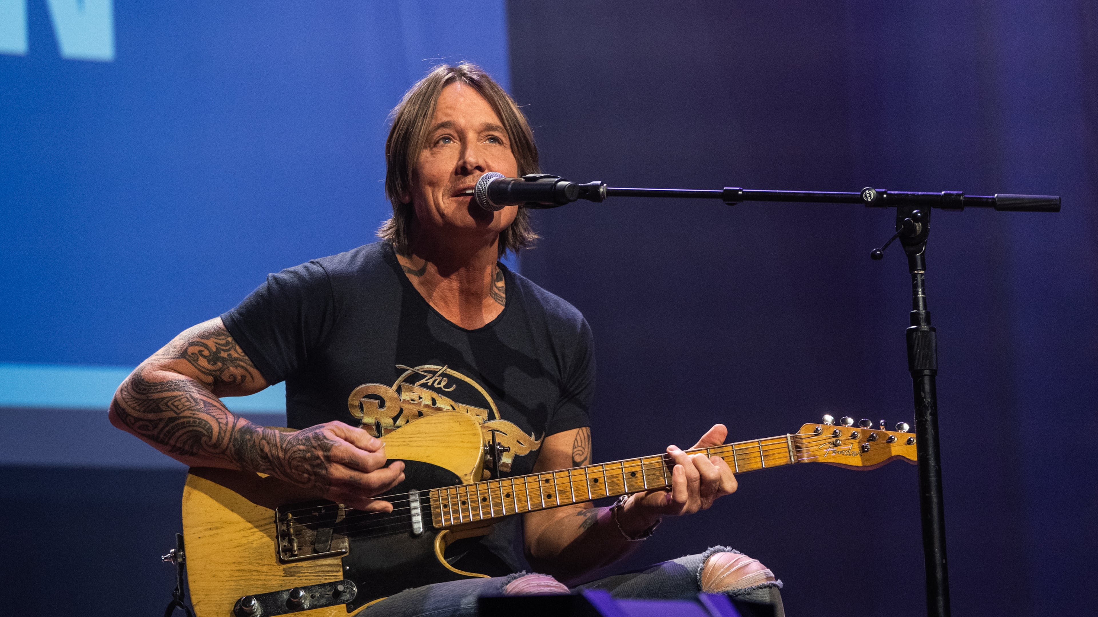 FILE - Keith Urban performs at Team MCA at the Ryman during Country Radio Seminar in Nashville, Tenn., on March 19, 2026. (Photo by Amy Harris/Invision/AP, File)