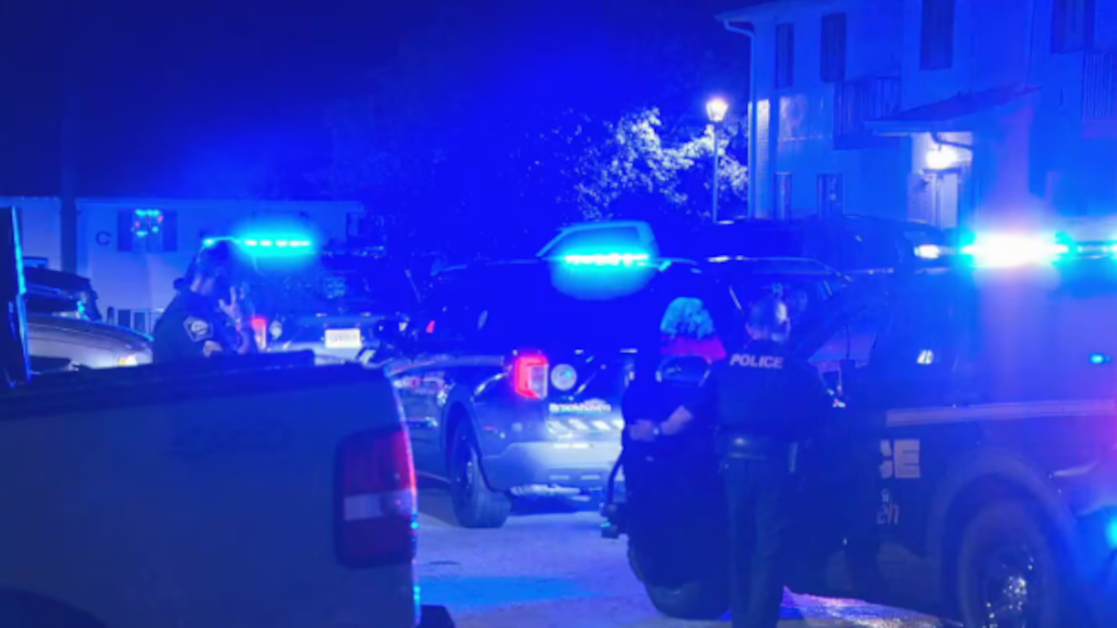 Brookhaven police are investigating after a man was found shot to death inside an apartment early Sunday. (Courtesy of Channel 2 Action News)