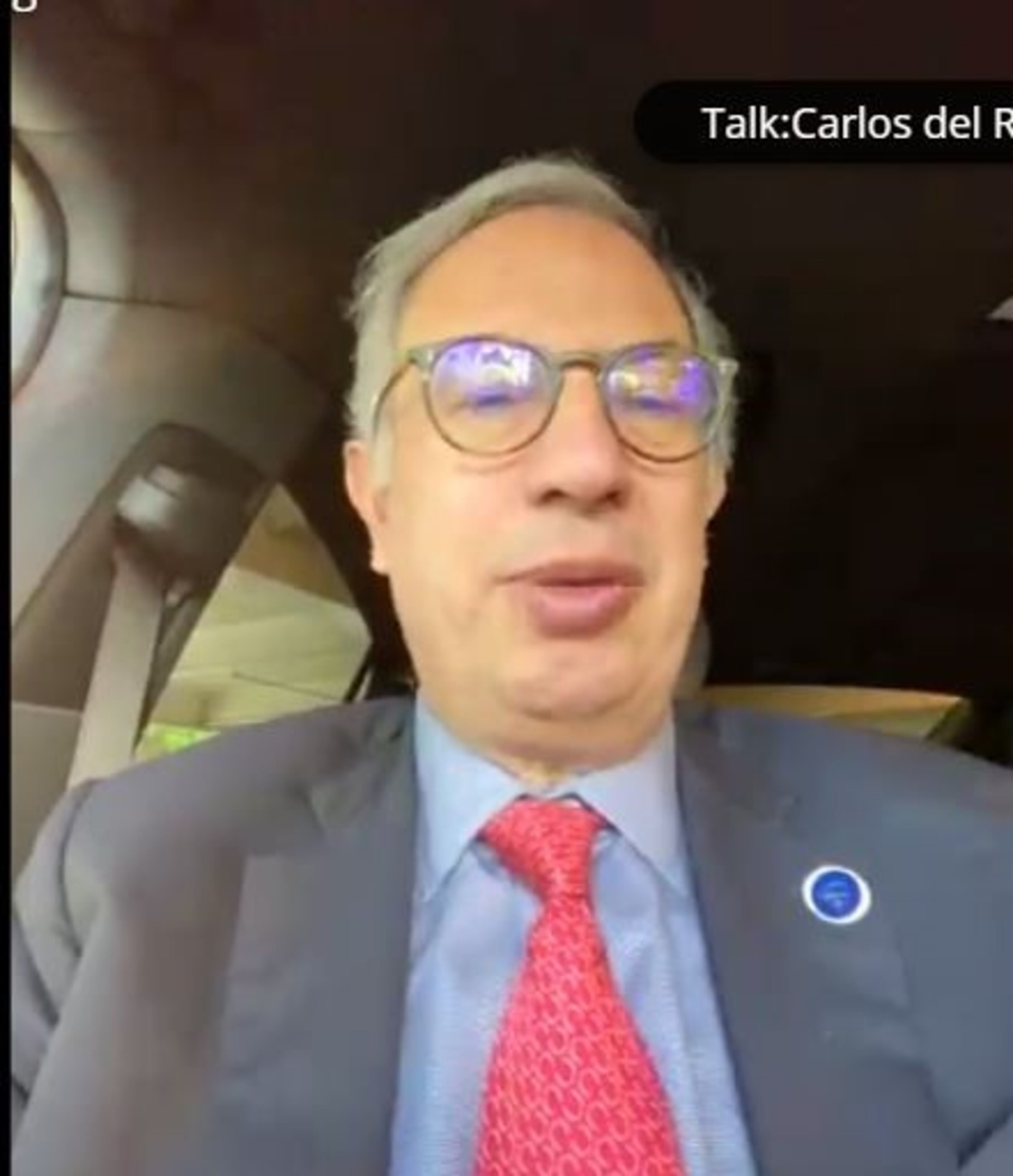 During the early years of the COVID-19 pandemic Dr. Carlos del Rio, an Emory University public health scientist, gave live streamed briefings to the press on the emerging science of the coronavirus. Del Rio is shown here on April 10, 2020, less than a month into Georgia's severe pandemic measures, giving one such briefing from his car. (Screenshot by Ariel Hart / AJC)