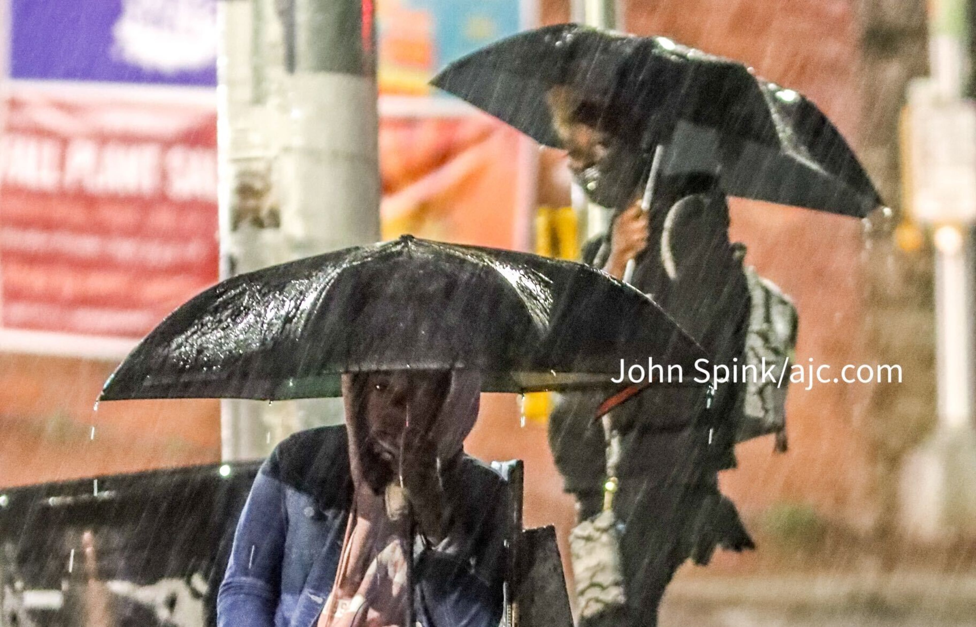 Heavy rain and strong winds pose the risk of severe weather in metro Atlanta.