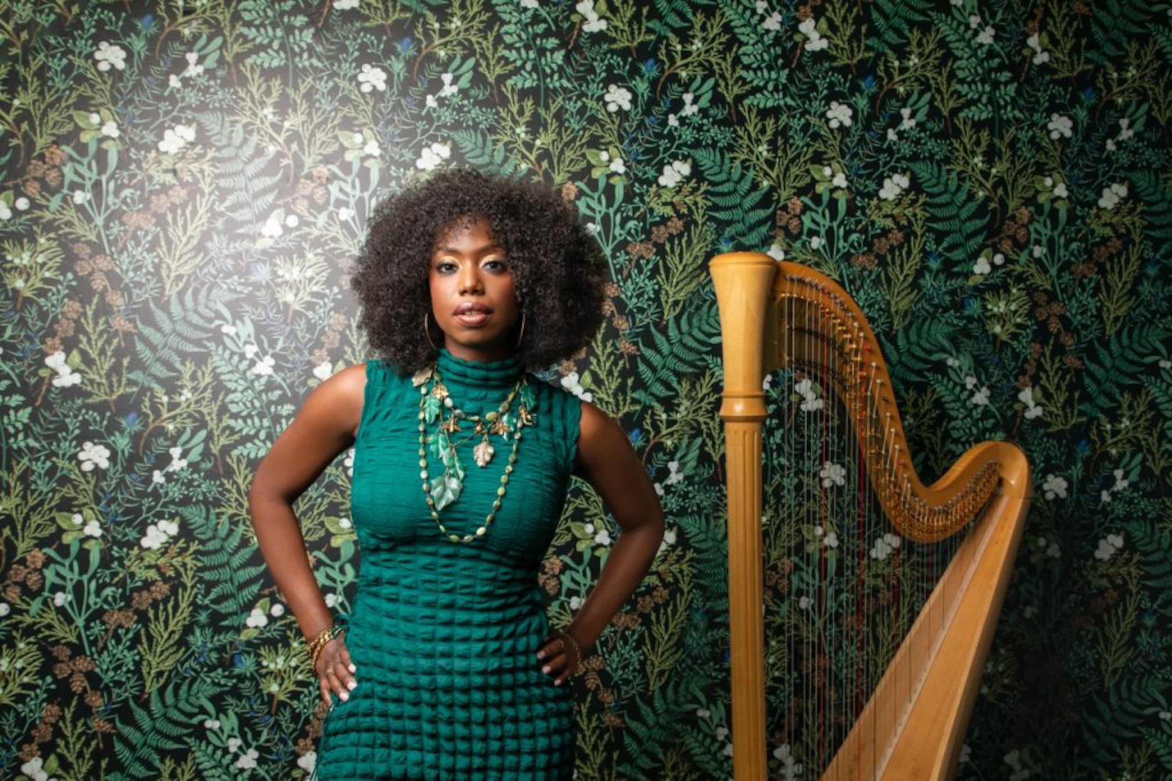 The Brandee Younger Trio play a Jazz at All Saints' concert Friday. (Courtesy of Erin O'Brien)