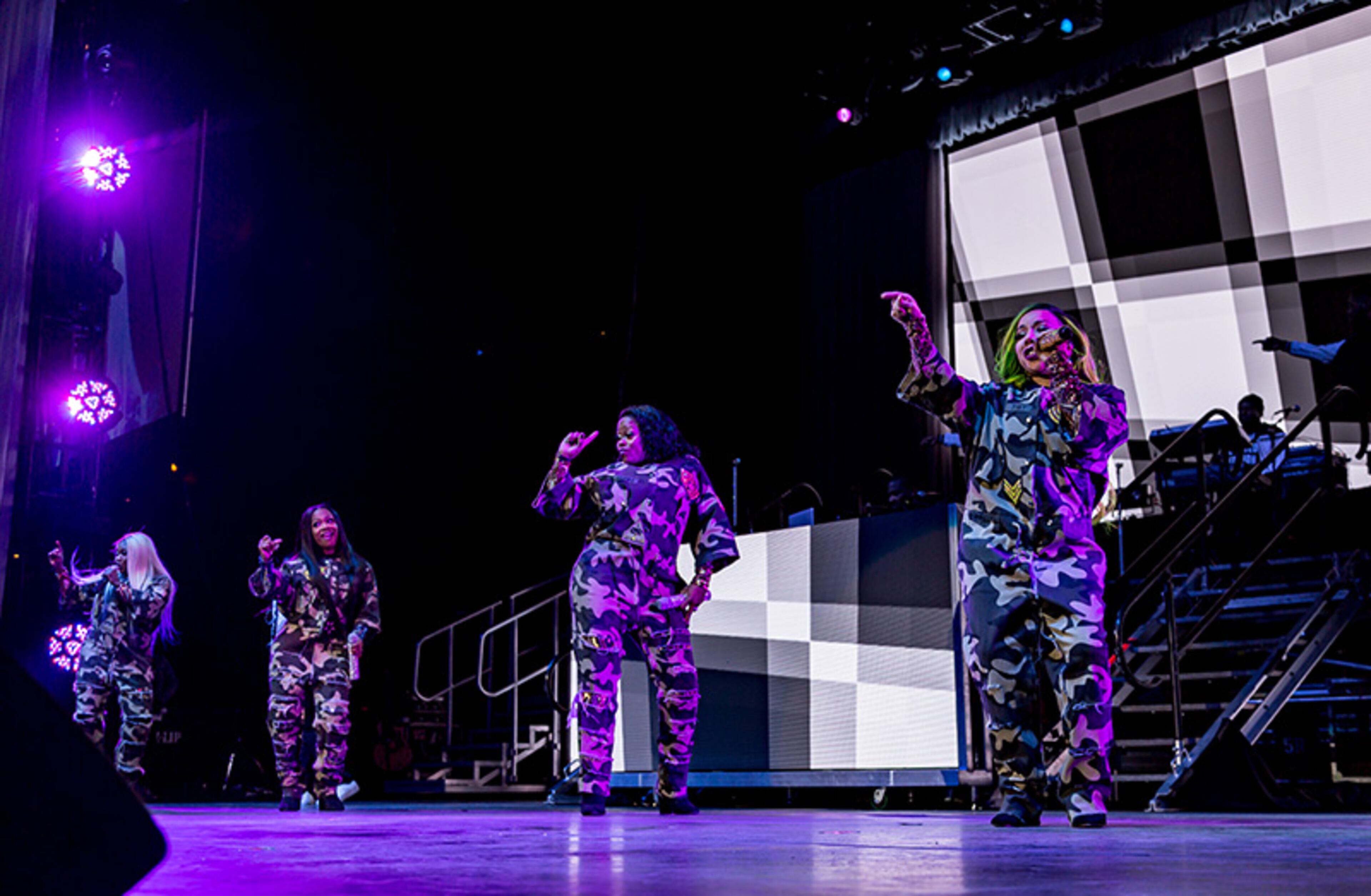 Reunited R&B quartet Xscape rang in the New Year at a packed Philips Arena on Dec. 31, 2017.