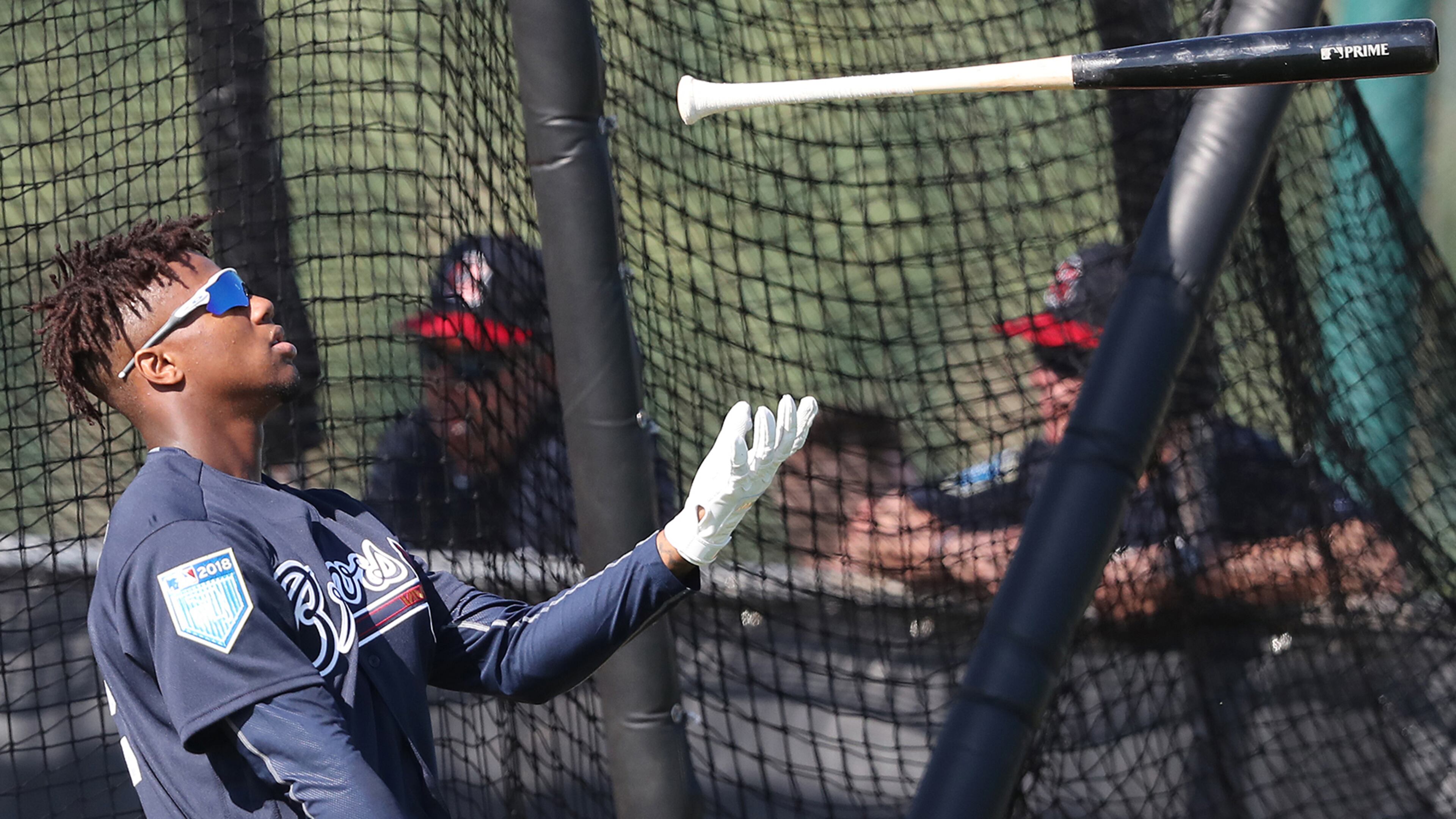 Ronald Acuna was arguably the best player in the state of Florida during spring training, but the Braves phenom got sent to the minors, as most expected he would for contractual reasons. (Curtis Compton/ccompton@ajc.com)