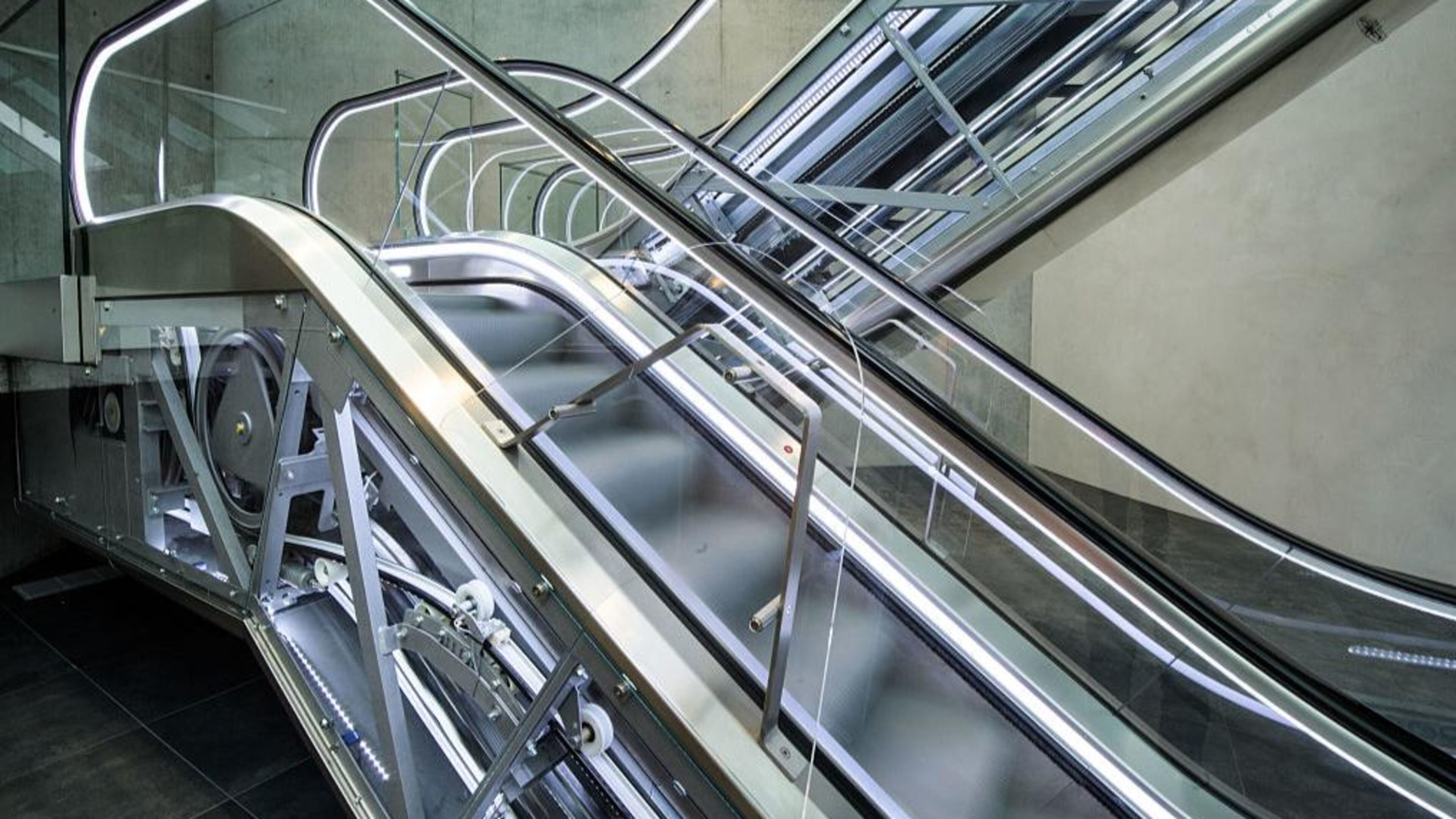 A boy was injured Saturday when his foot got caught in an escalator at Macy's in Chicago.