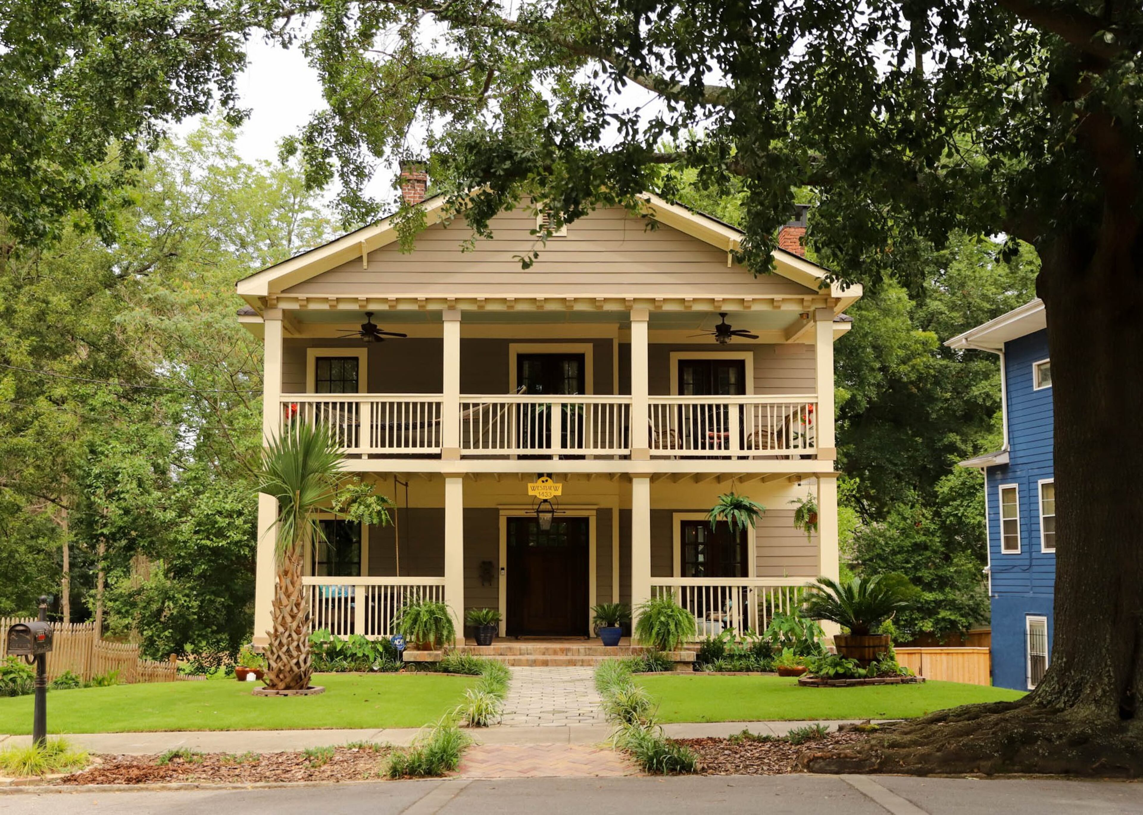Latonda and Kevin Henderson bought their 1920s Westview home in 2016, thoroughly renovated the home, and then moved in with their two children. When they bought it, the home had not been occupied in 20 years, and it had been left partially converted into a duplex. The couple recentered the door, removed several walls, and restored the home to match the 1920s style of its original construction. The home is 3,300 square feet, with five bedrooms and four-and-a-half bathrooms. Text by Shannon Dominy. Photo by Reynolds Rogers.