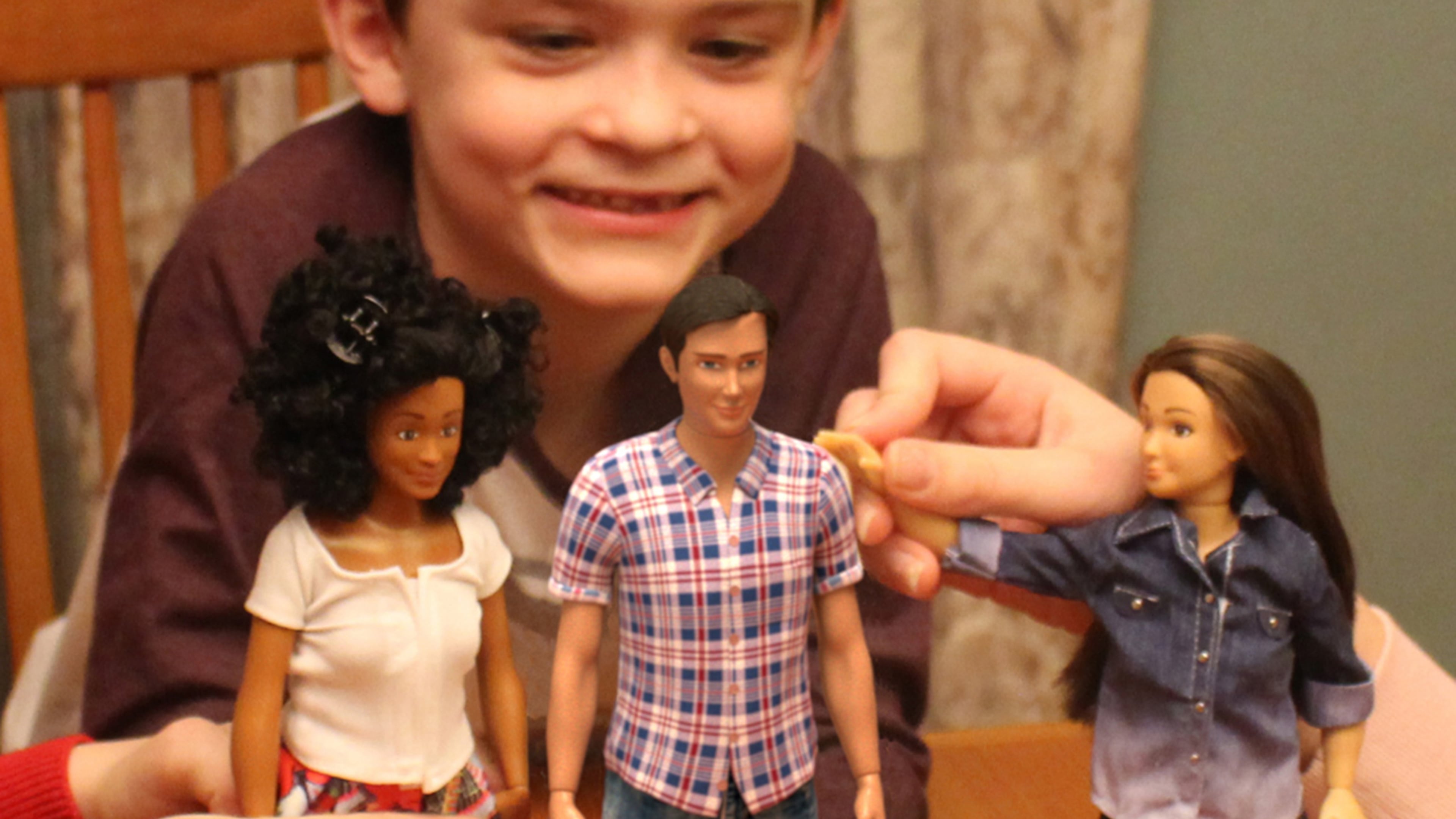 Lammily dolls are based on the proportions of average American 19-year-olds, and they even come with stickers to add acne and cellulite. Contributed by Lammily