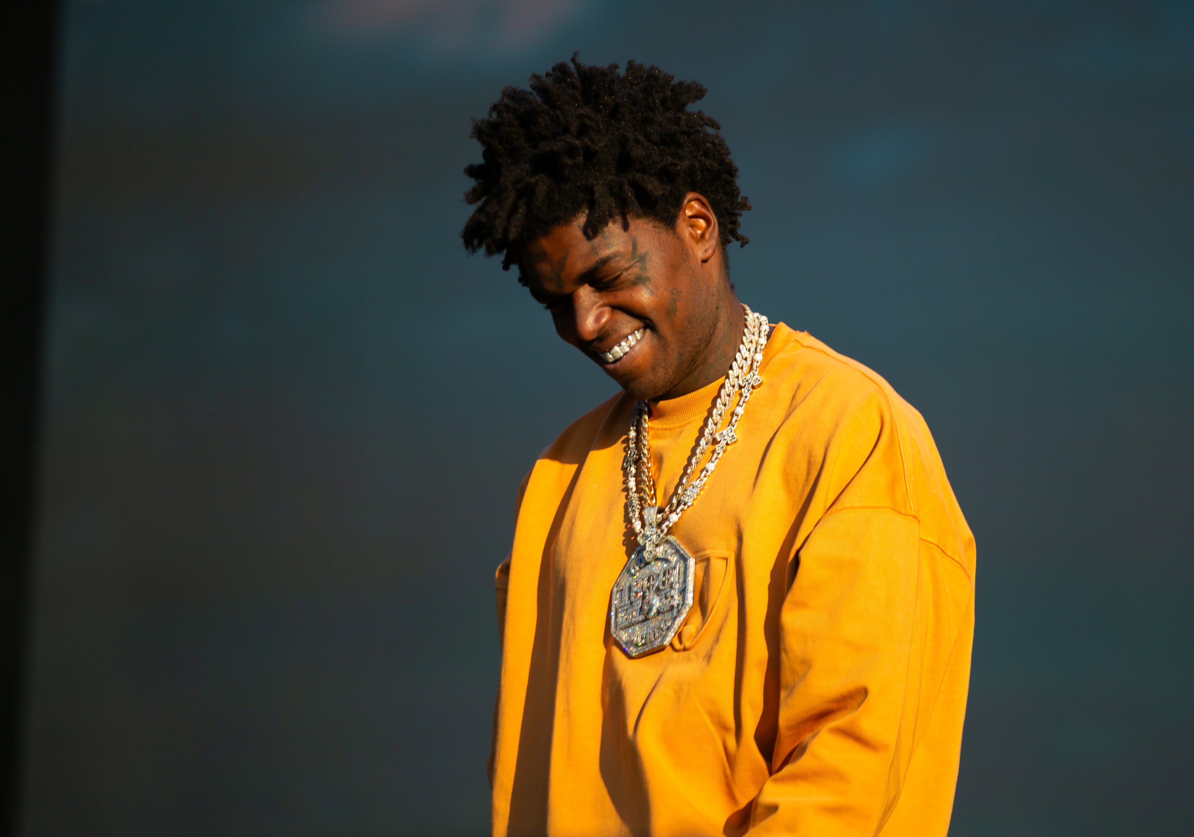 Kodak Black came through with no shortage of drip and trap music at ONE Musicfest in Atlanta on Saturday, Oct. 28, 2023. (Ryan Fleisher for The Atlanta Journal-Constitution)