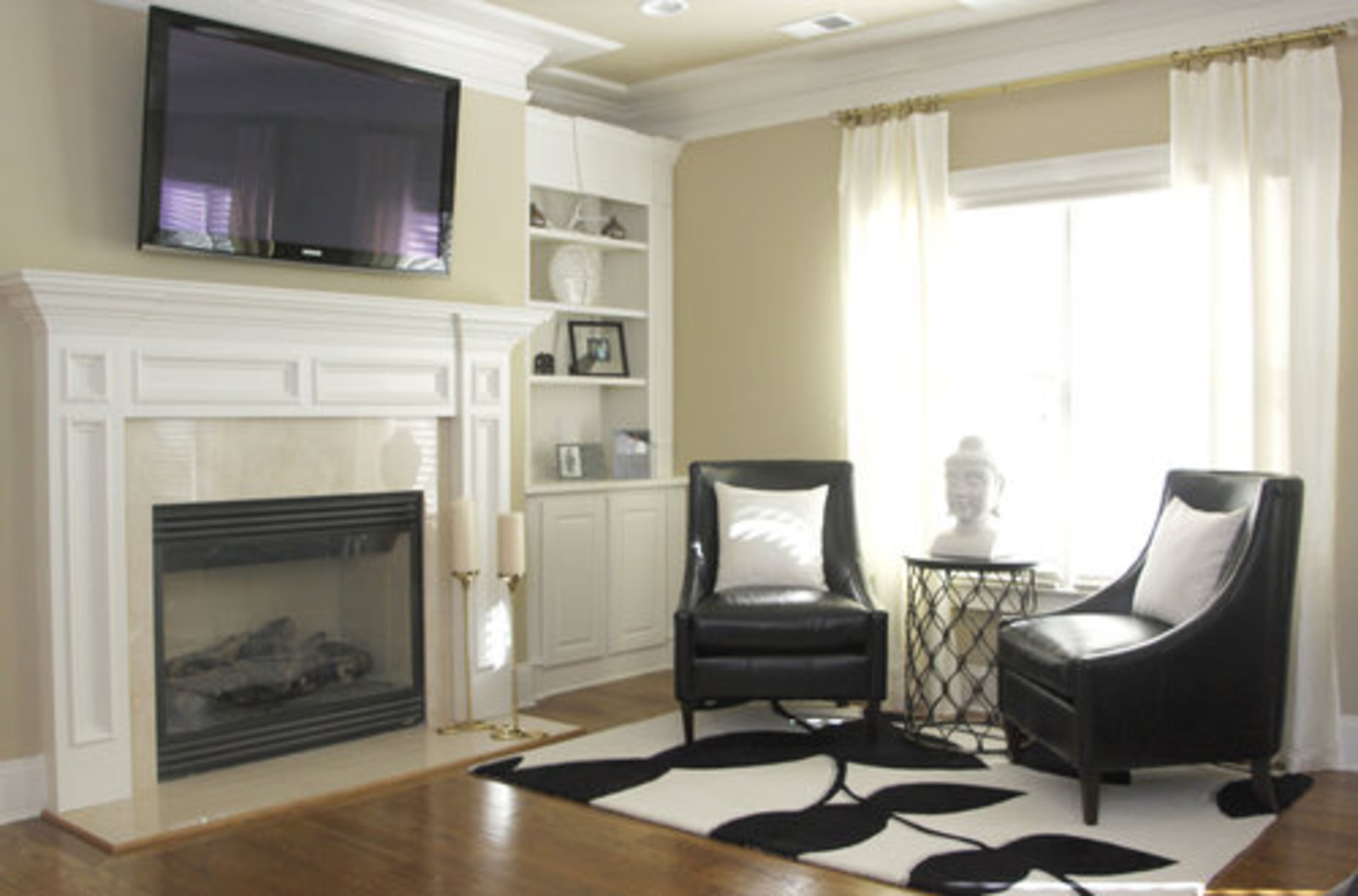 Kline says her master suite is her favorite room because, "it has all the comforts I need to relax and regroup."