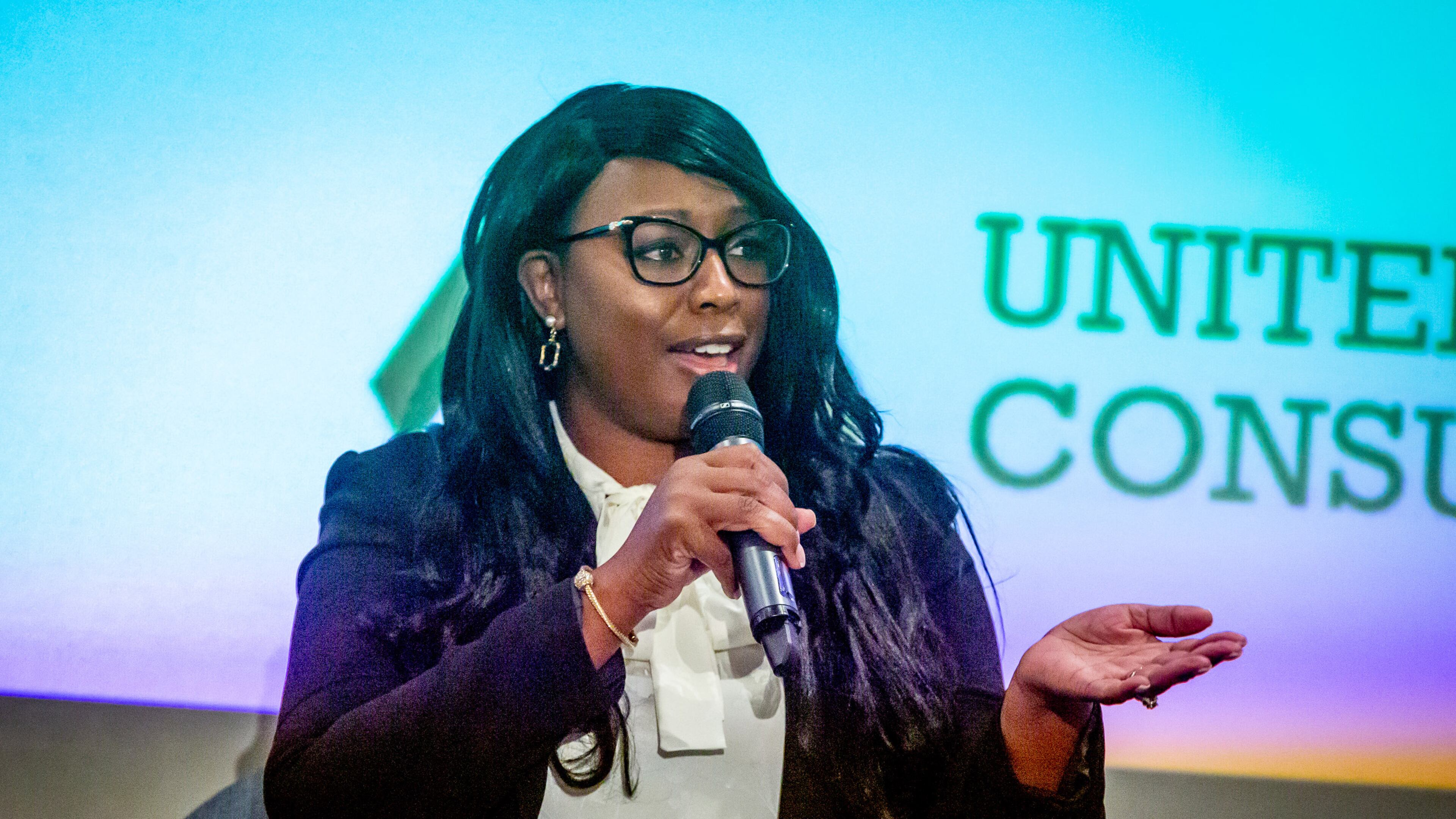 Gwinnett County Commission Chairwoman Nicole Love Hendrickson said she was pleased to see Quartz Depot expand in the county. STEVE SCHAEFER FOR THE ATLANTA JOURNAL-CONSTITUTION AJC FILE PHOTO