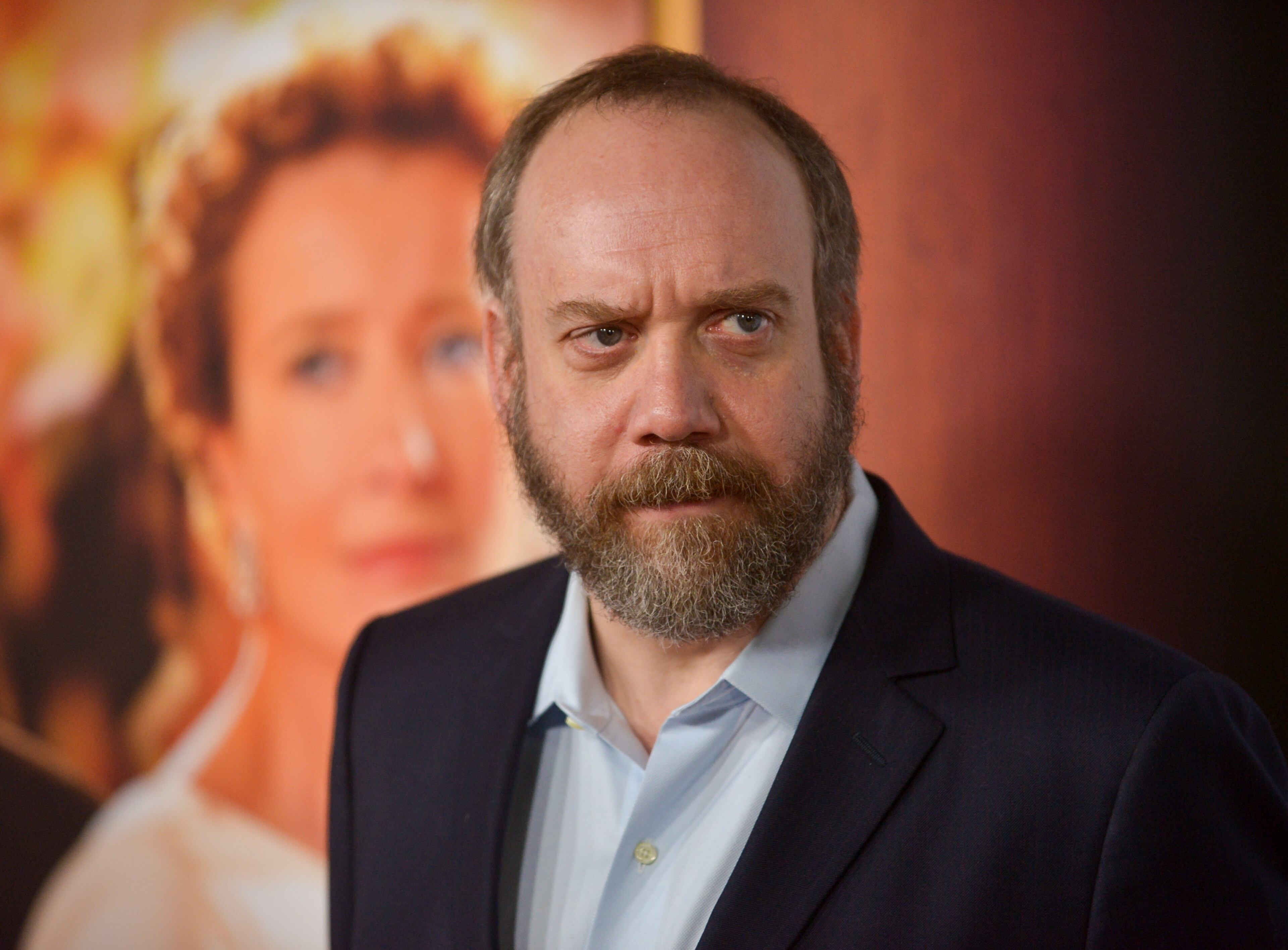 Paul Giamatti arrives at the U.S. Premiere of "Saving Mr. Banks," at Disney Studios on Monday, Dec. 9, 2013, in Burbank, Calif. (Photo by Richard Shotwell/Invision/AP)