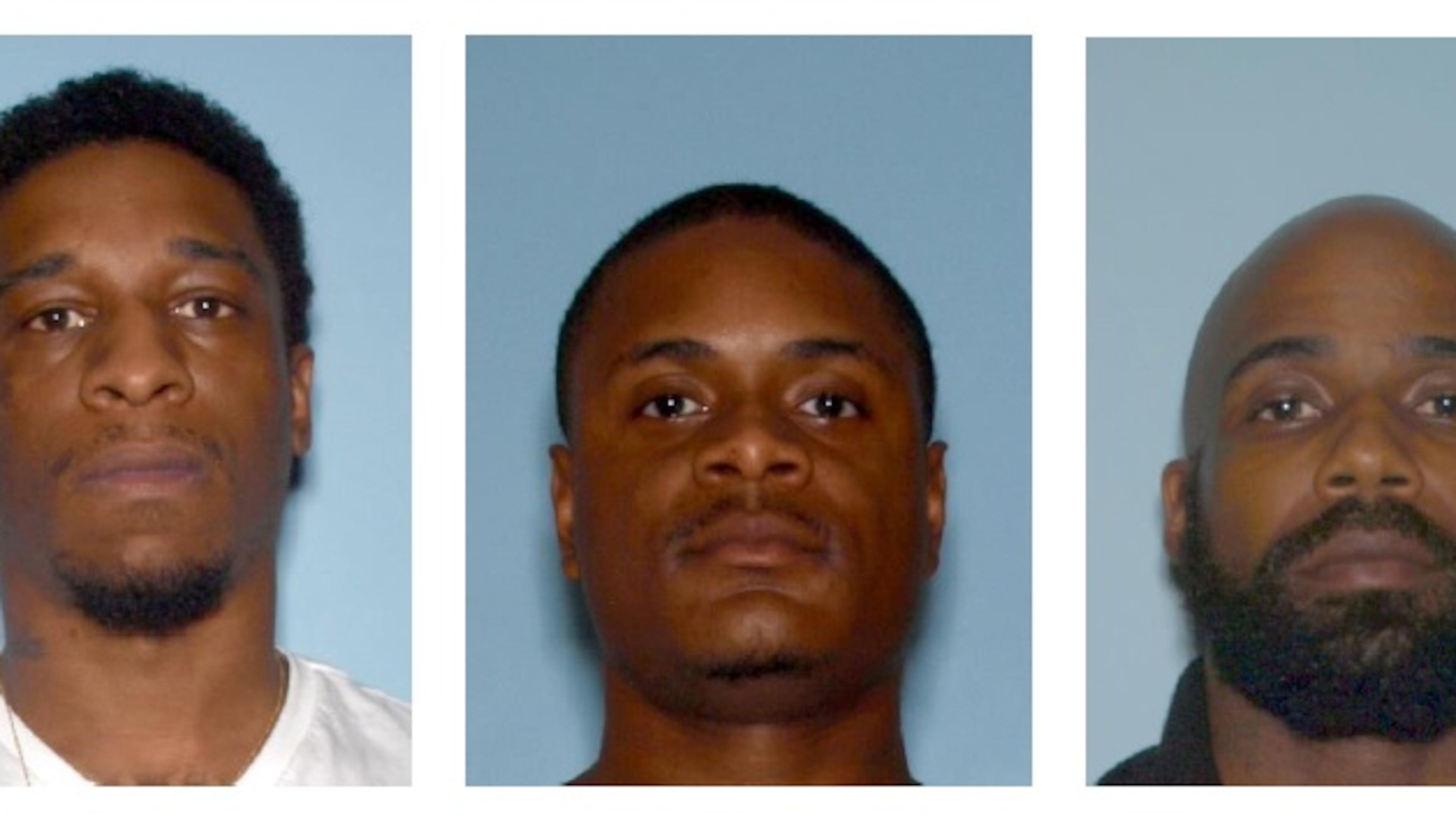 Michael Jamar Dawson of Lithonia, Dontravious Mahone of Riverdale and Jemal Gines of Decatur. (Credit: Alpharetta Police Department)