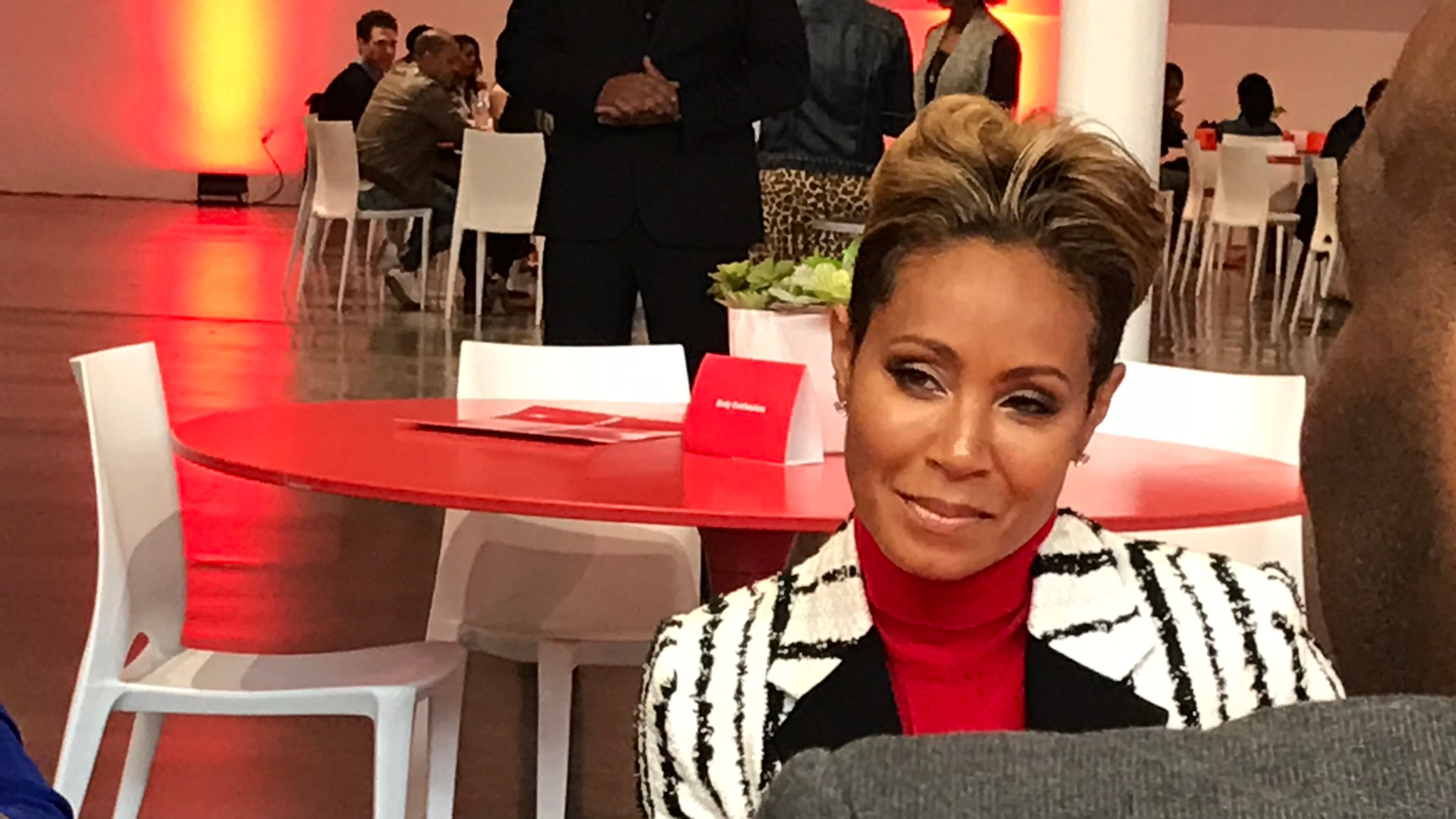 Jada Pinkett-Smith at the Fairmont in Atlanta for an event promoting her Red Table Talk Facebook Watch show. CREDIT: Rodney Ho/rho@ajc.com