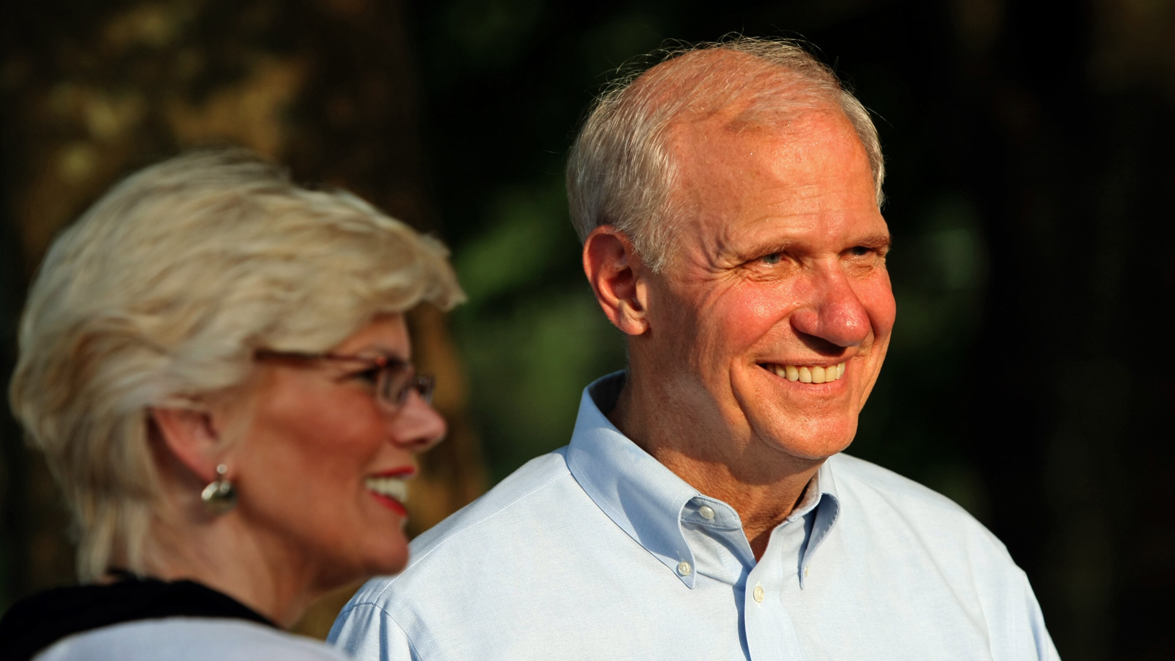 David Poythress with his wife Elizabeth, campaigning during the 2010 Democratic primary. AJC file
