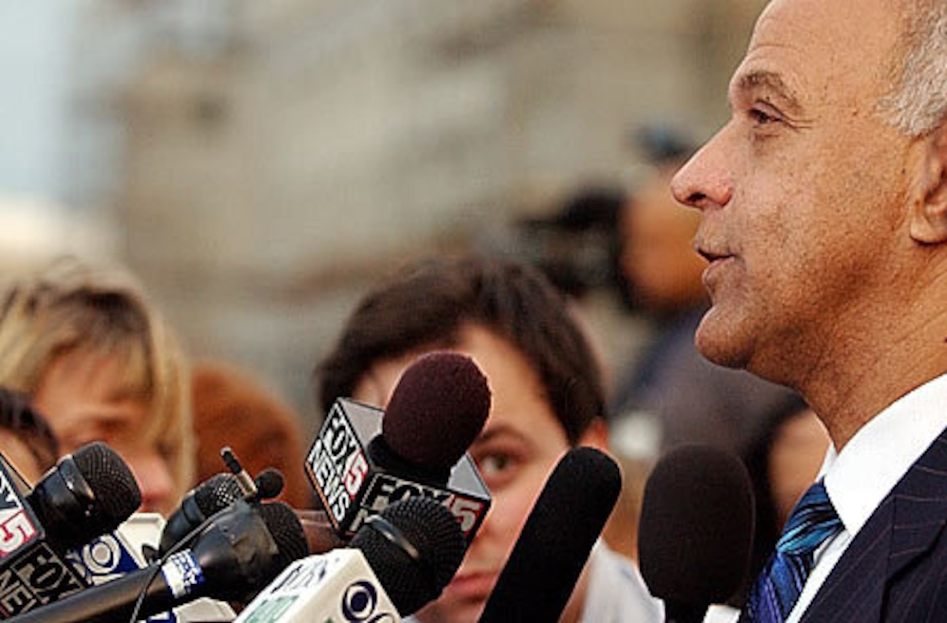 Bill Campbell speaks after being convicted in March 2006.