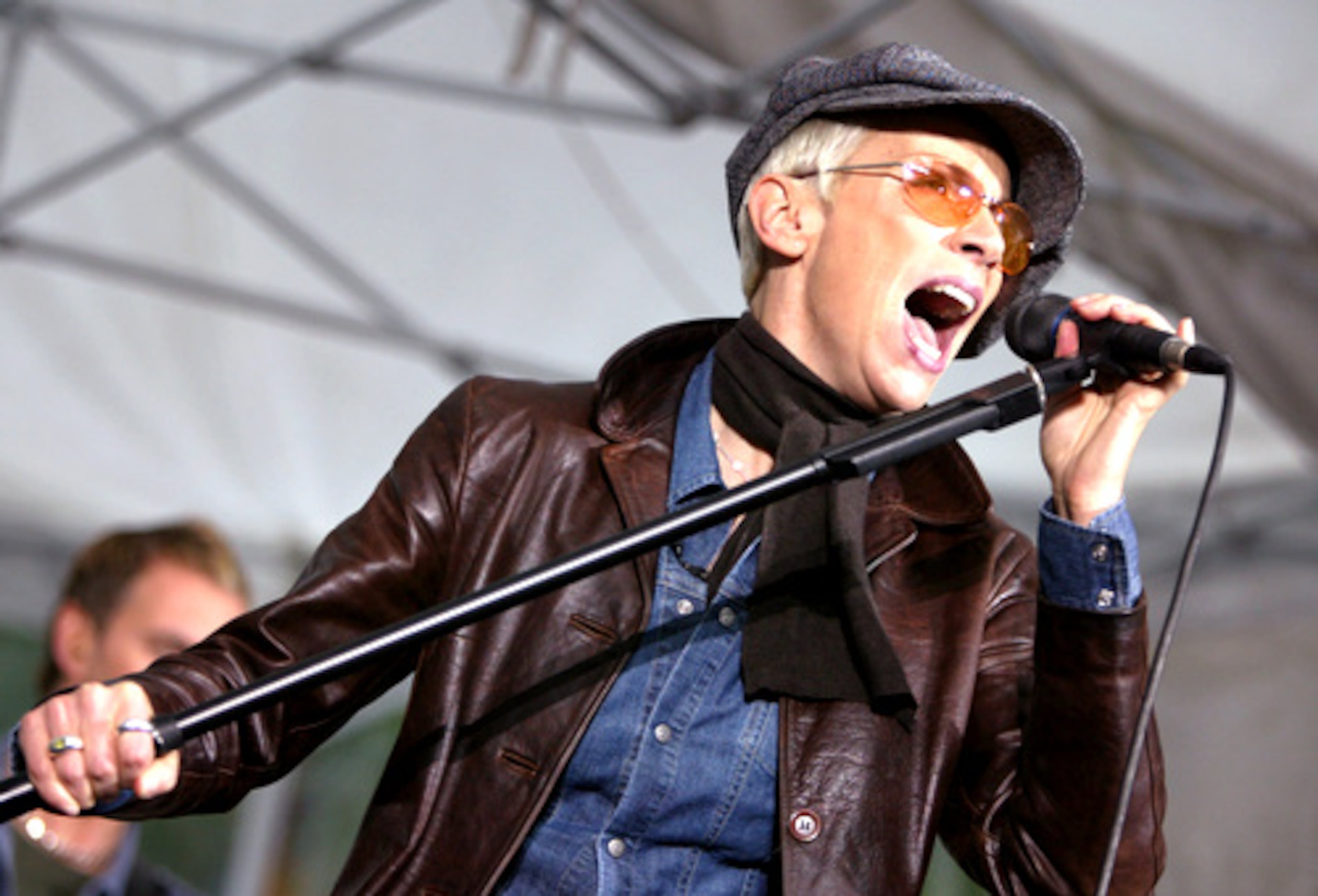Lennox appeared in the Summer Concert Series of NBC's 'Today' show, in New York's Rockefeller Center on June 13, 2003.