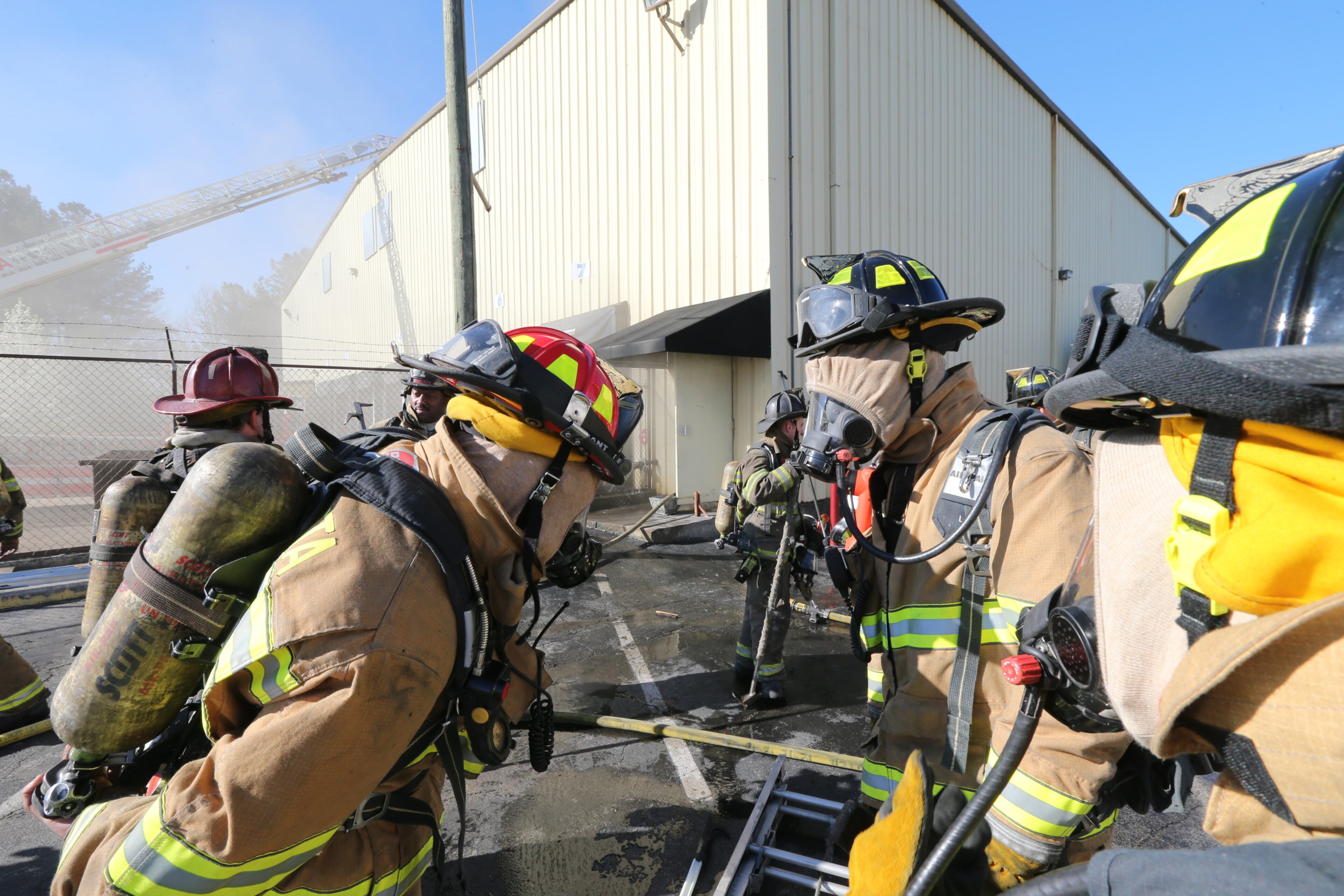 No injuries were reported in a two-alarm fire that damaged an art studio in a northwest Atlanta industrial park late Thursday morning. The fire broke out before 10 a.m. in a “resin room” at Deljou Art Group in the 1600 block of Huber Street, according to Atlanta fire Assistant Chief Chris Wessels.