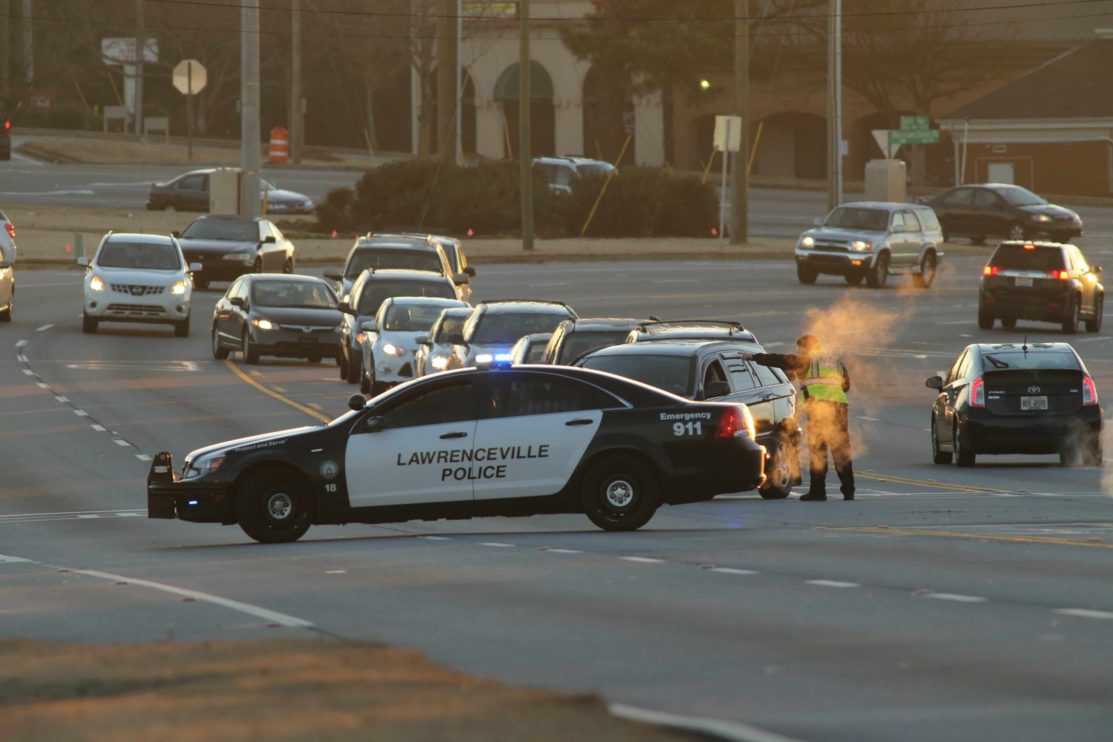 Lawrenceville police were investigating a pedestrian fatality early Thursday in front of Gwinnett Medical Center. The person was struck by a car and killed before 6 a.m. at the intersection of Duluth Highway and Medical Center Boulevard.