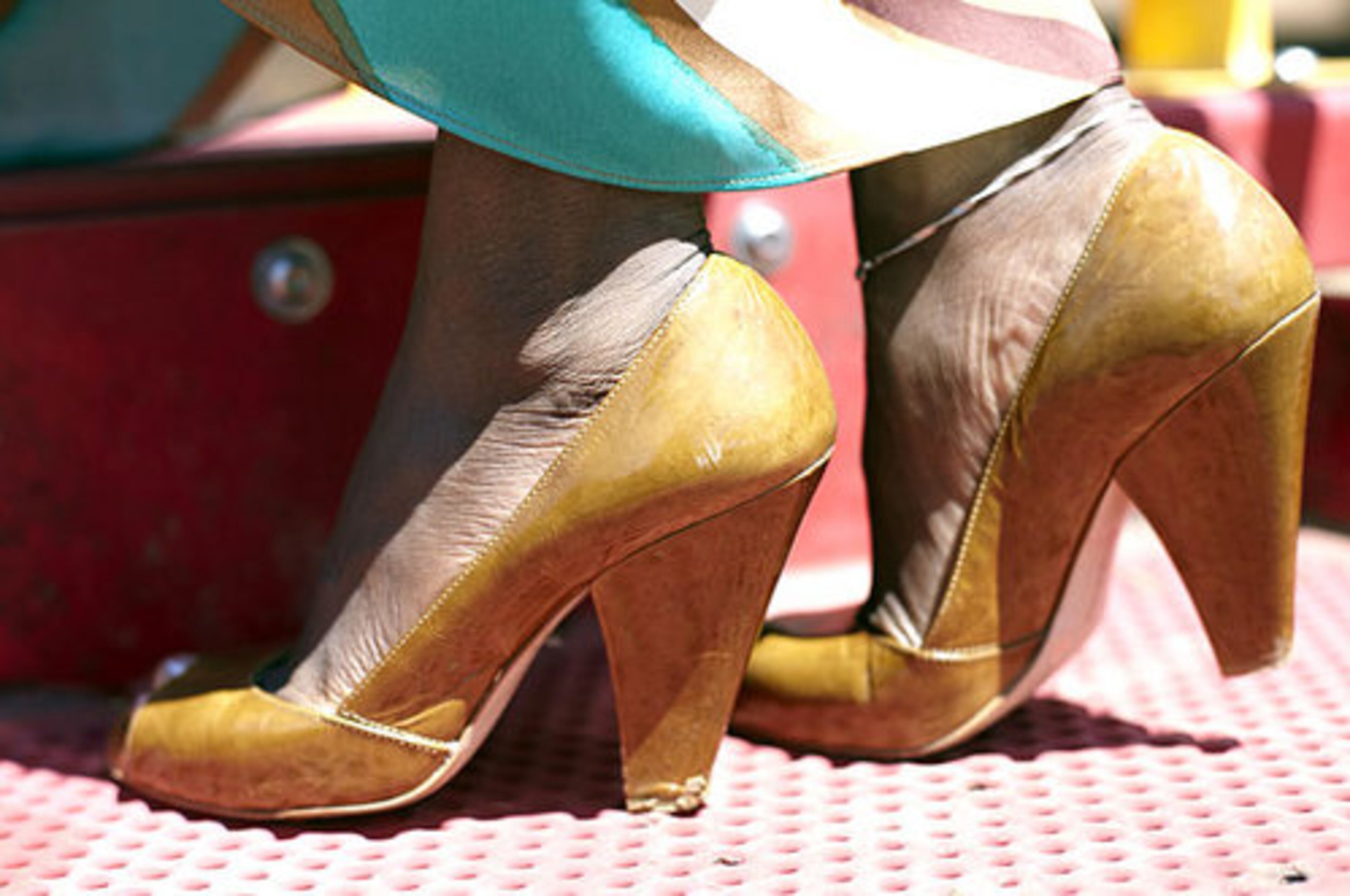 Best find: "I was shopping and found an incredible deal on a pair of gold patent leather BCBG shoes. They were the last pair in my size. It was meant to be!"