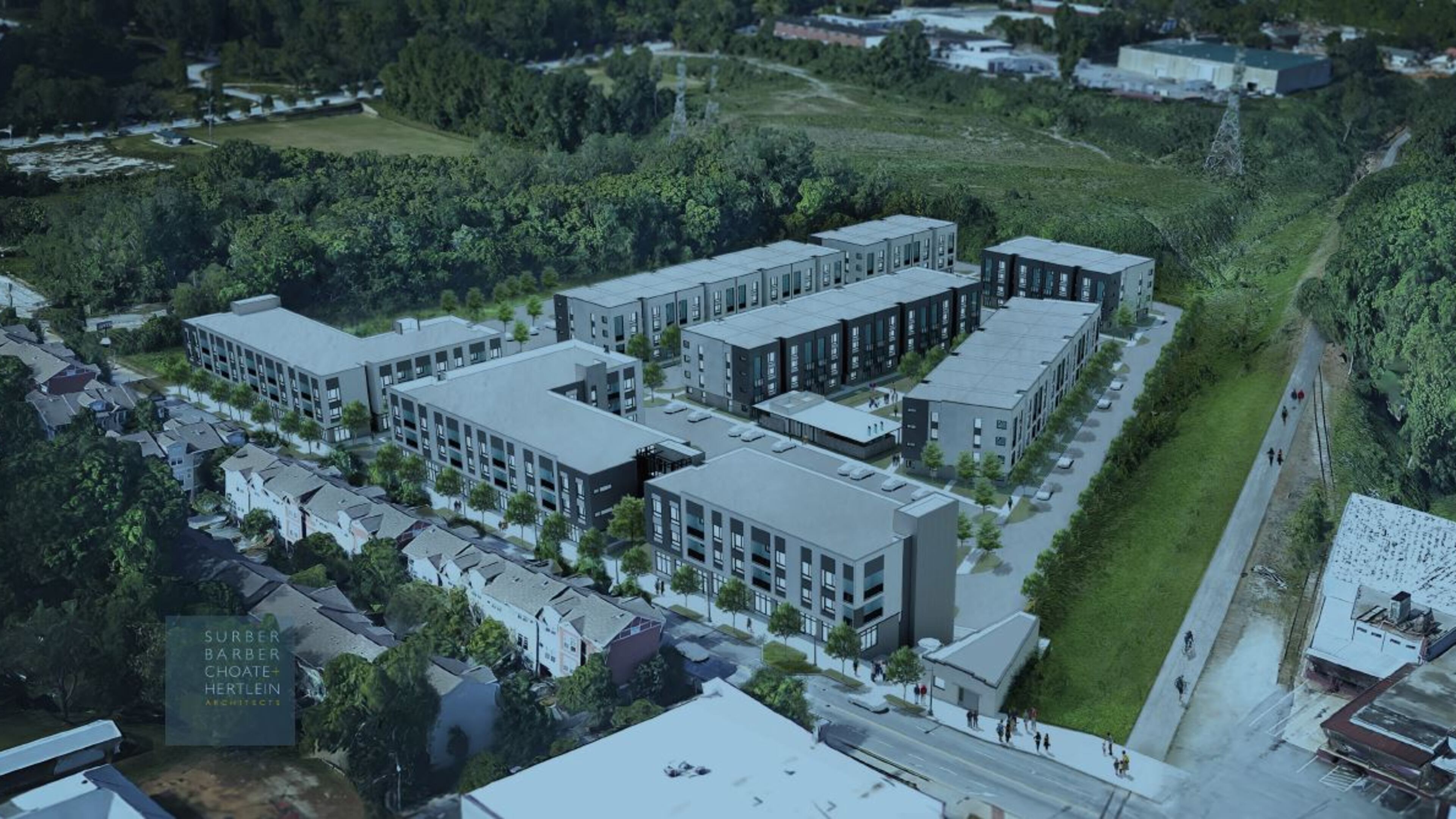 Rendering for a development at 1099 Boulevard SE.