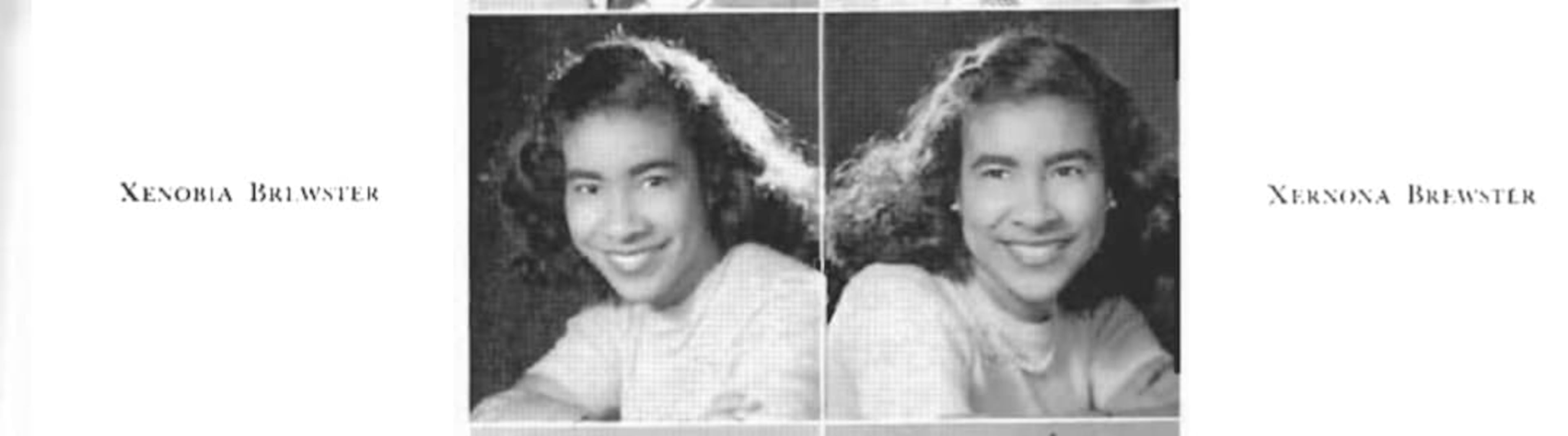 Xenobia and Xernona Clayton, "The Brewster Twins."