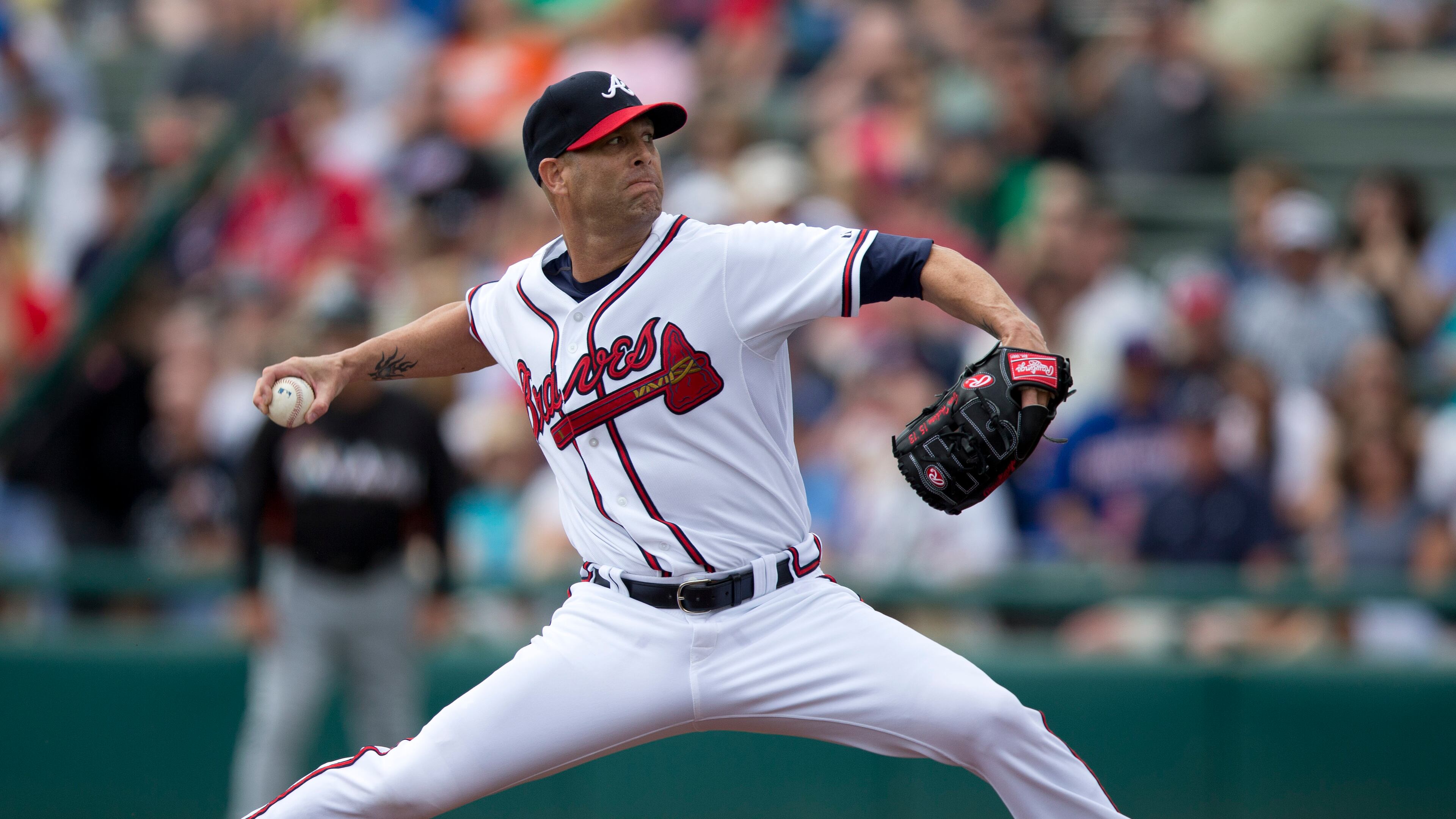 Tim Hudson will start April 1 against Philadelphia at Turner Field.