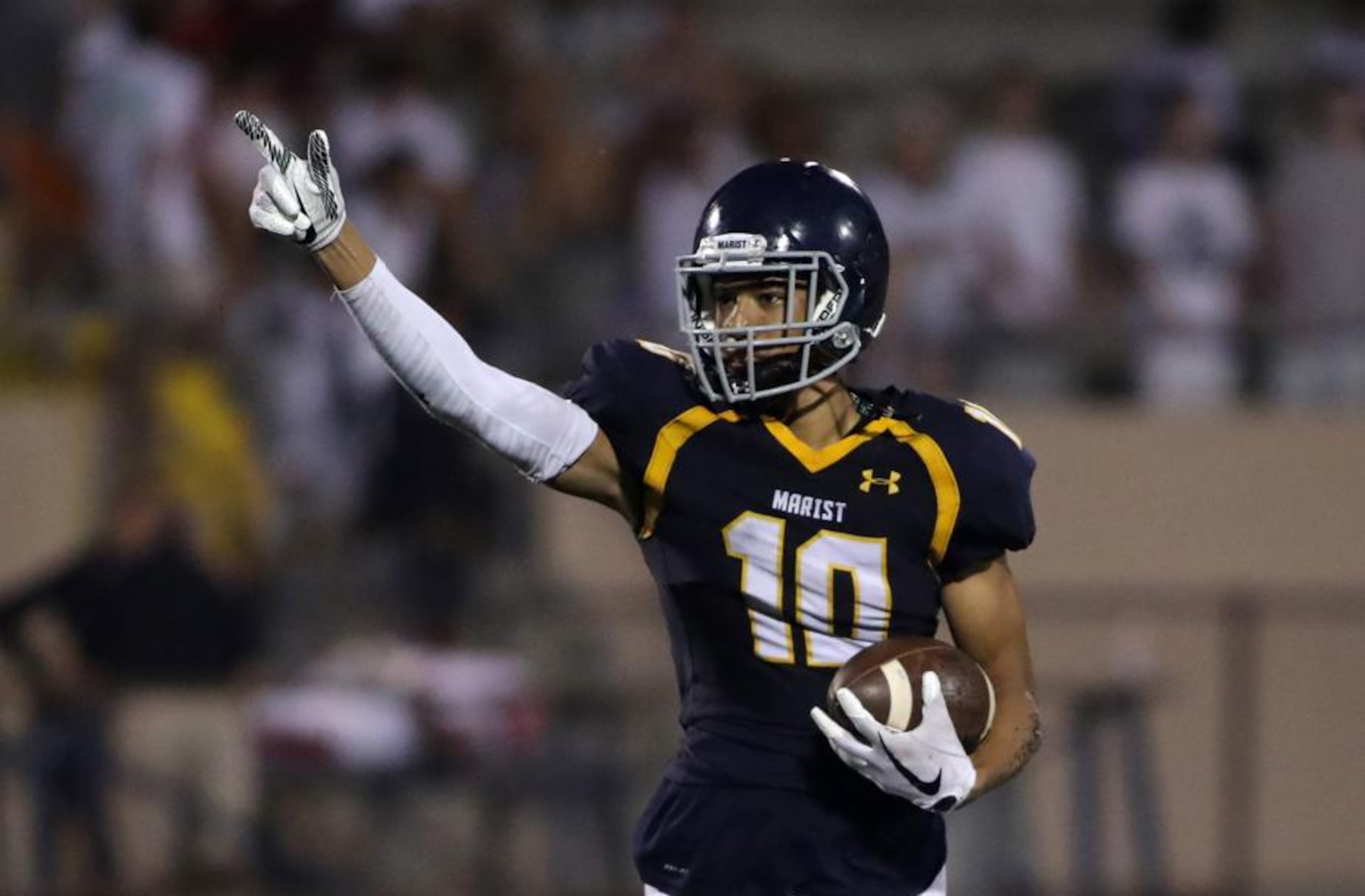 Kyle Hamilton was an AJC Super 11 pick and the Class 4A defensive player of the year for Marist in 2018. (Jason Getz/AJC)