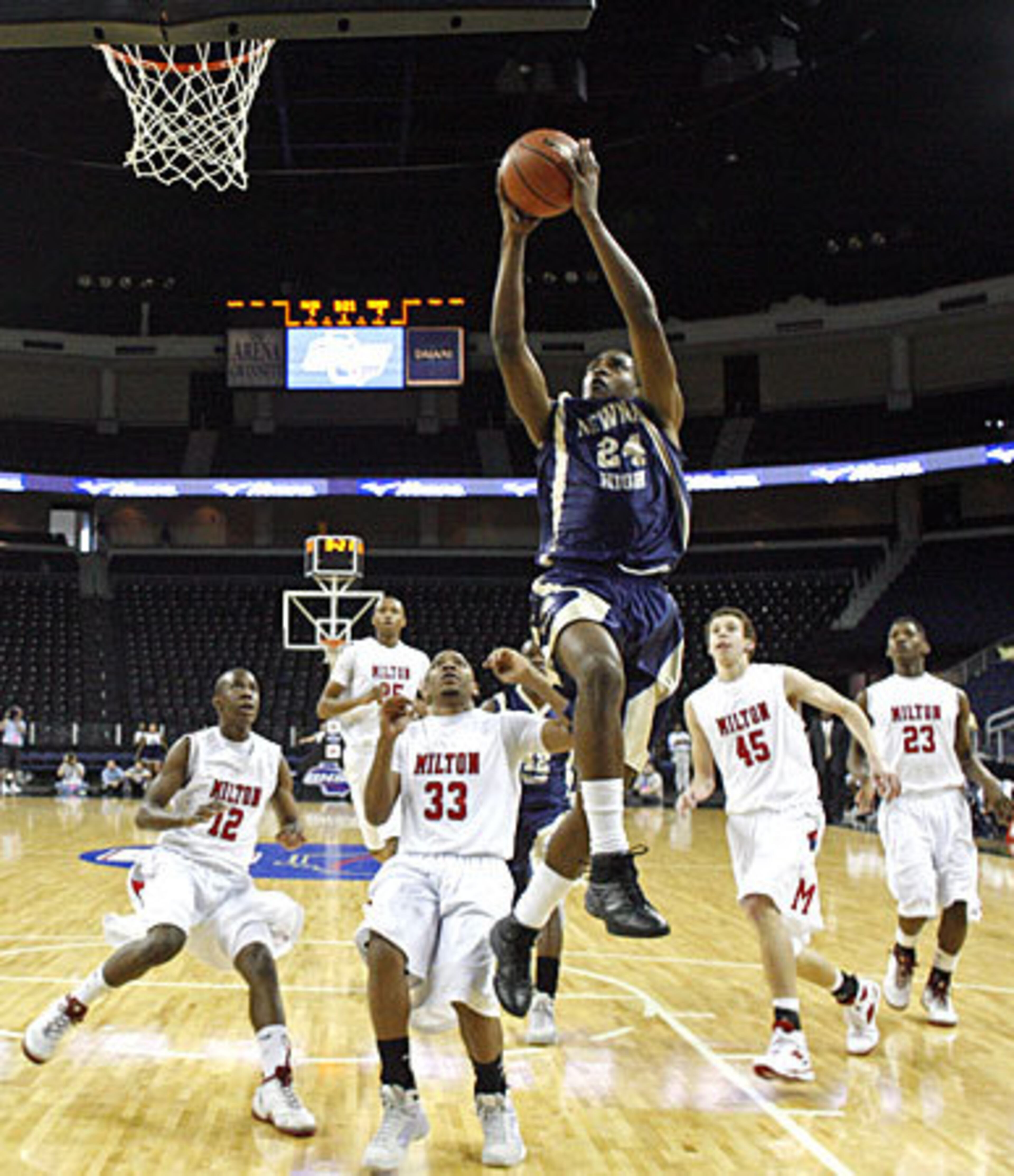 Johnson got his revenge with this soaring basket.