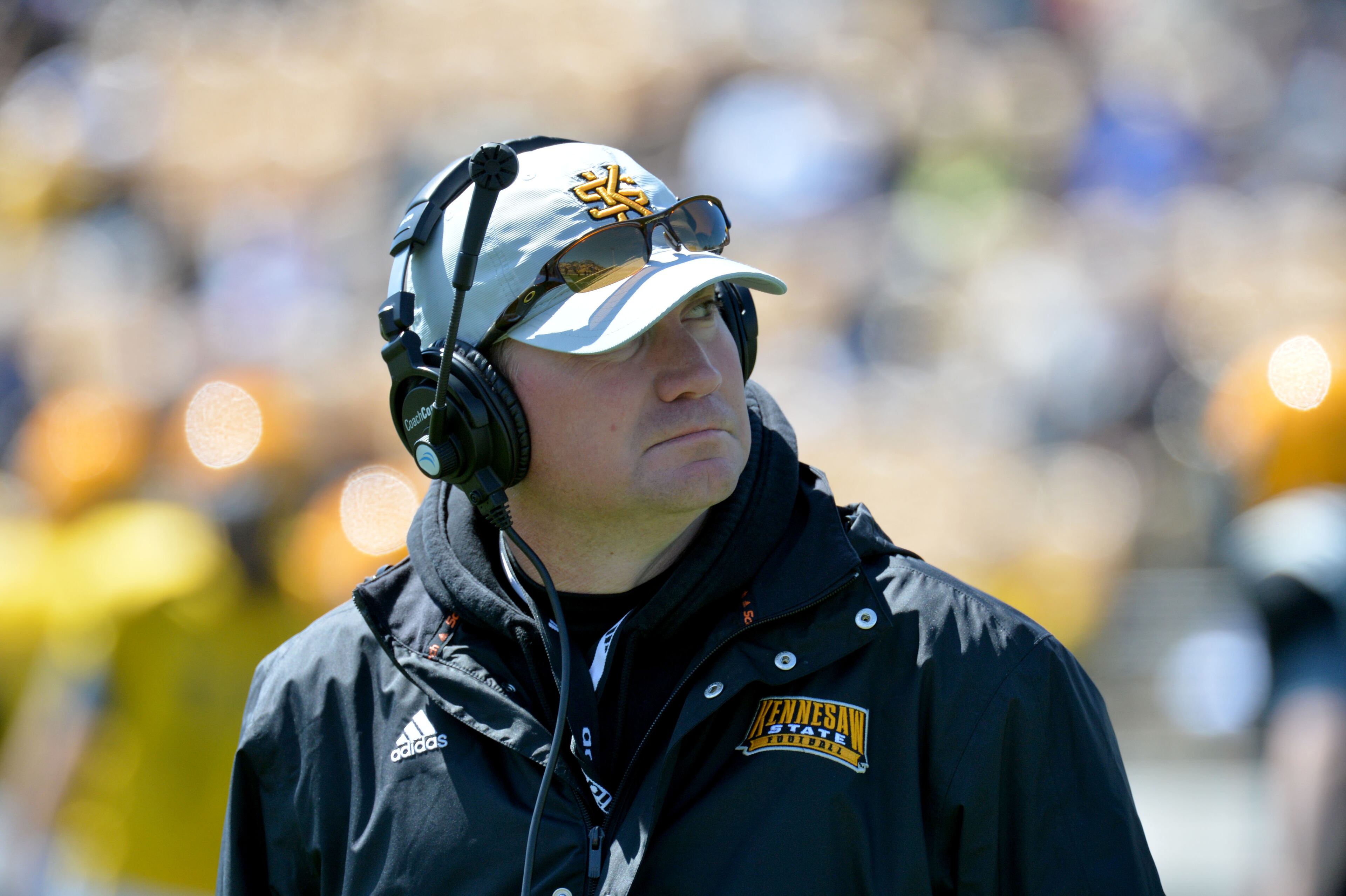 Brian Bohannon watches the action. HYOSUB SHIN / HSHIN@AJC.COM