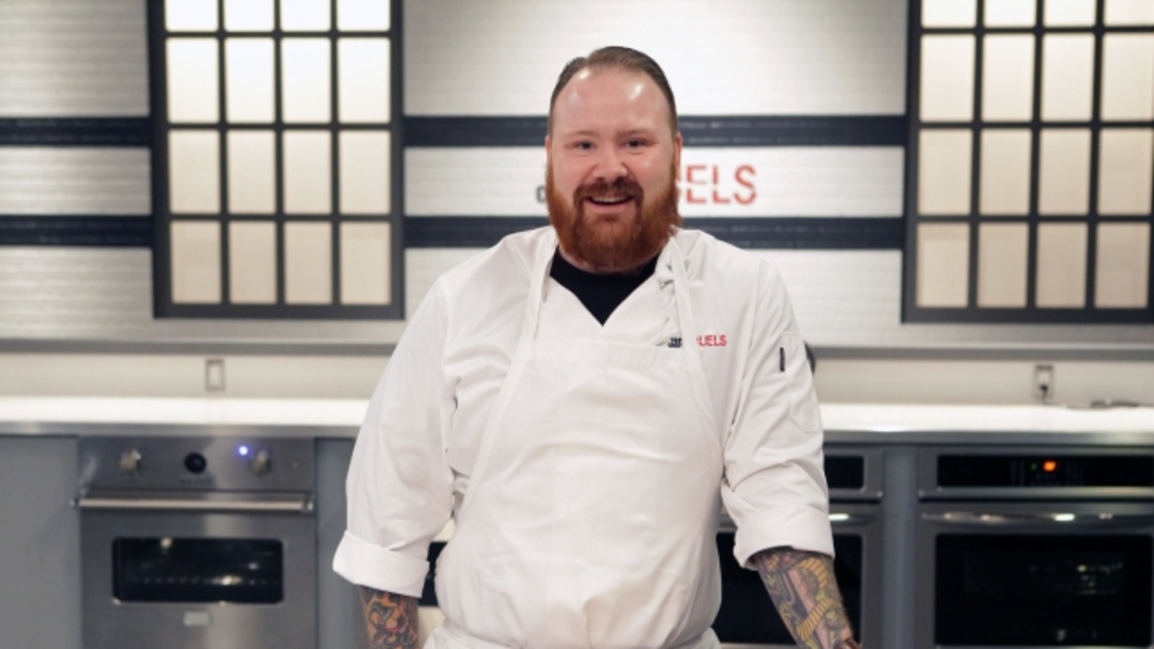 Kevin Gillespie, owner of Gunshow,' finished third again in a "Top Chef" competition. CREDIT: Bravo