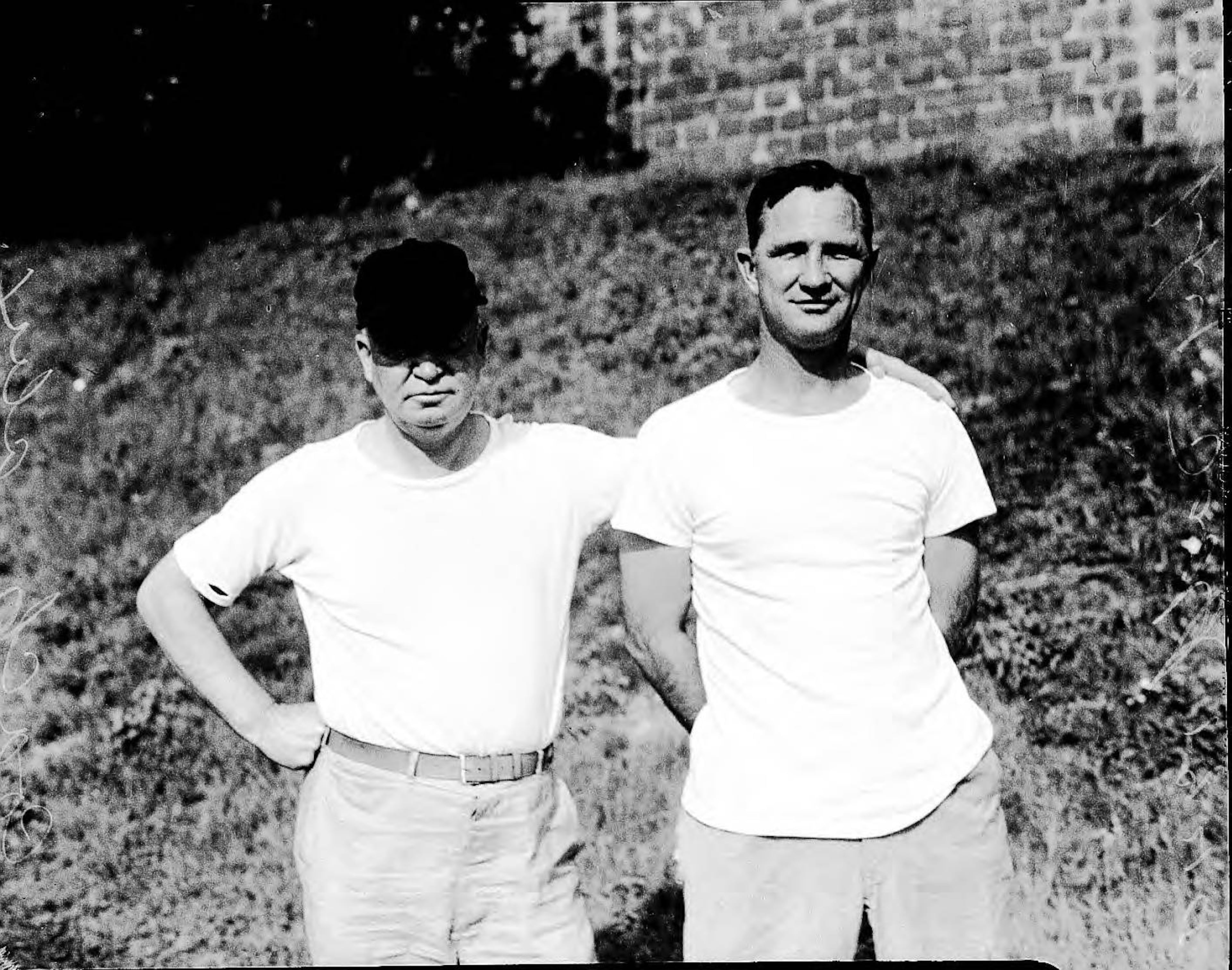 W.A. Alexander and his successor as Georgia Tech football coach, Bobby Dodd, in 1944. LBP01-112a, Lane Brothers Commercial Photographers Photographic Collection, 1920-1976. Photographic Collection, Special Collections and Archives, Georgia State University Library.