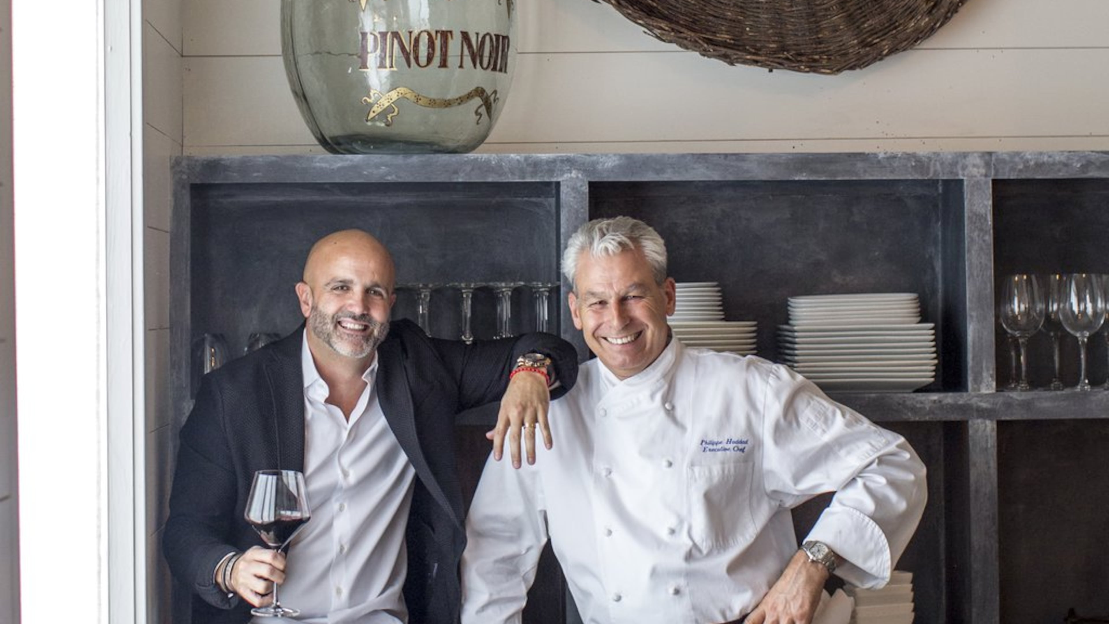 Cape Dutch owner Justin Anthony and Executive Chef Philippe Haddad. Photo Credit: Heidi Geldhauser