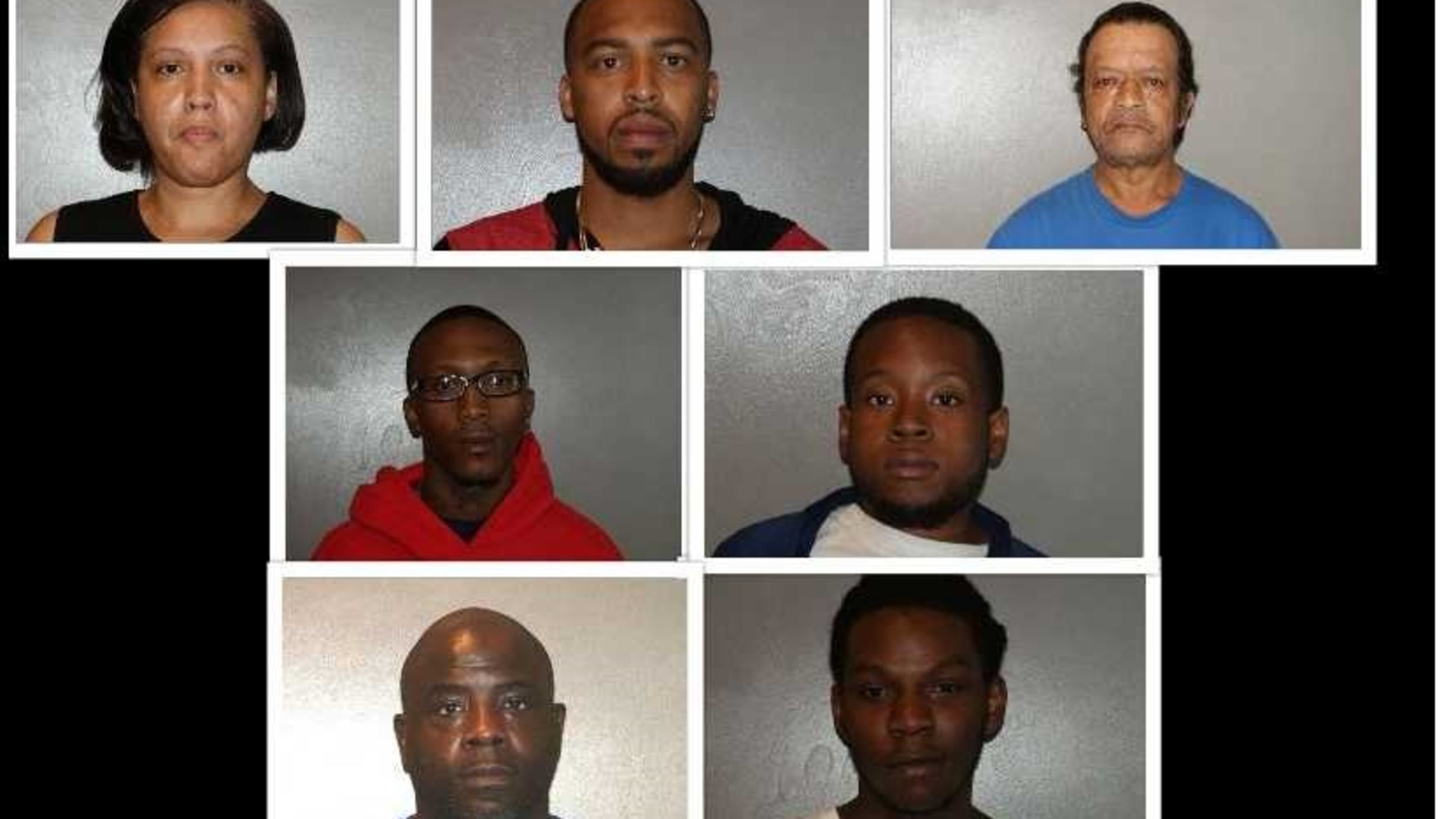 The Gwinnett County Sheriff's Department is searching for absconded sex offenders Cheryl Bates, Tyree Jackson-Woods, Rodrigo Monsalve (top, left to right), Haney Cook, Maurice Menefee (middle, left to right), Tracey Glasco and Keyvin Myhan (bottom, left to right).