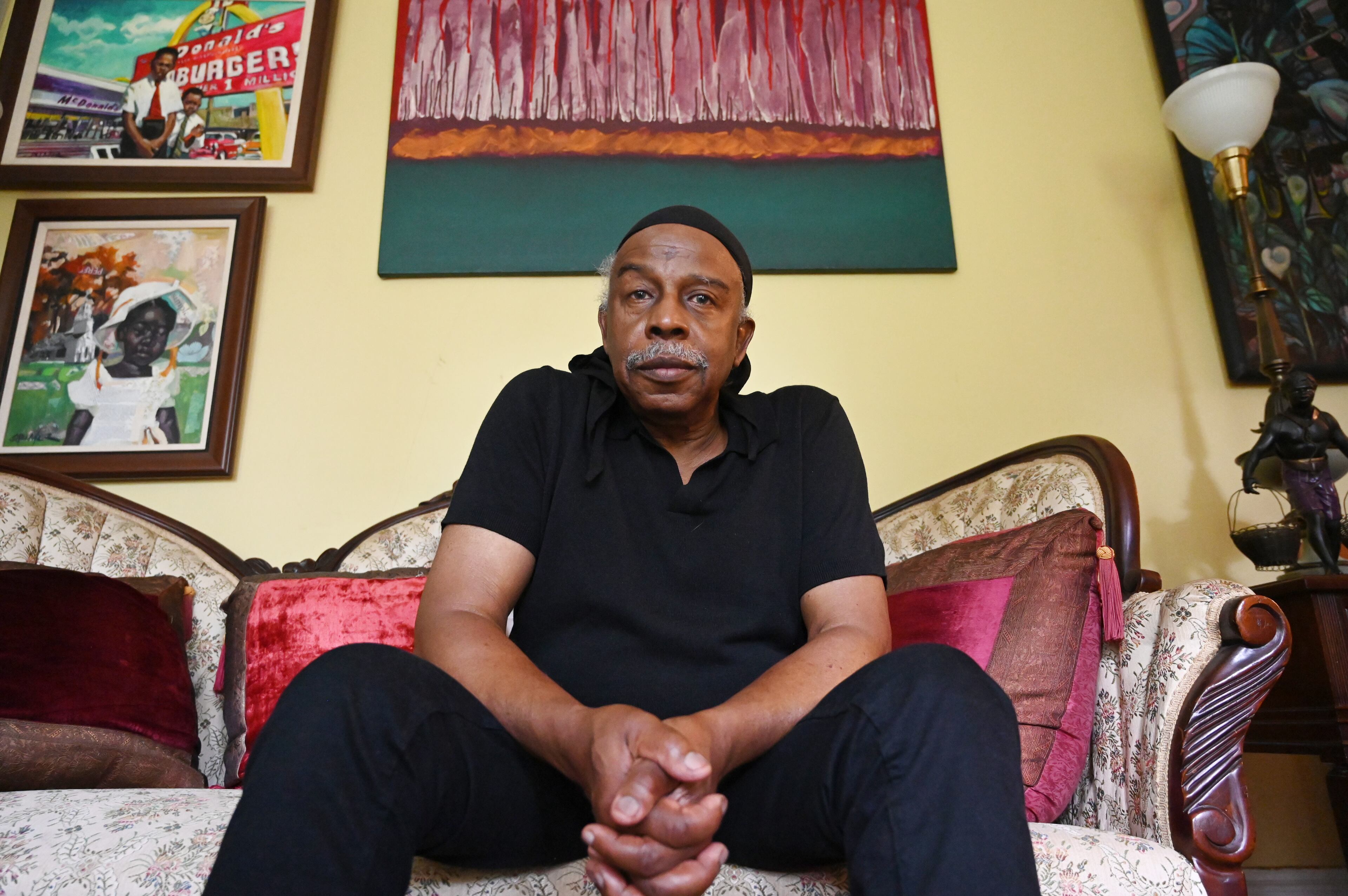 Styles is a renowned abstract artist whose work has been shown at the High Museum, Savannah’s Telfair Museum, and embassies in Sierra Leone, South Africa, and Trinidad and Tobago and featured in an Absolut Vodka ad. (Hyosub Shin/AJC)