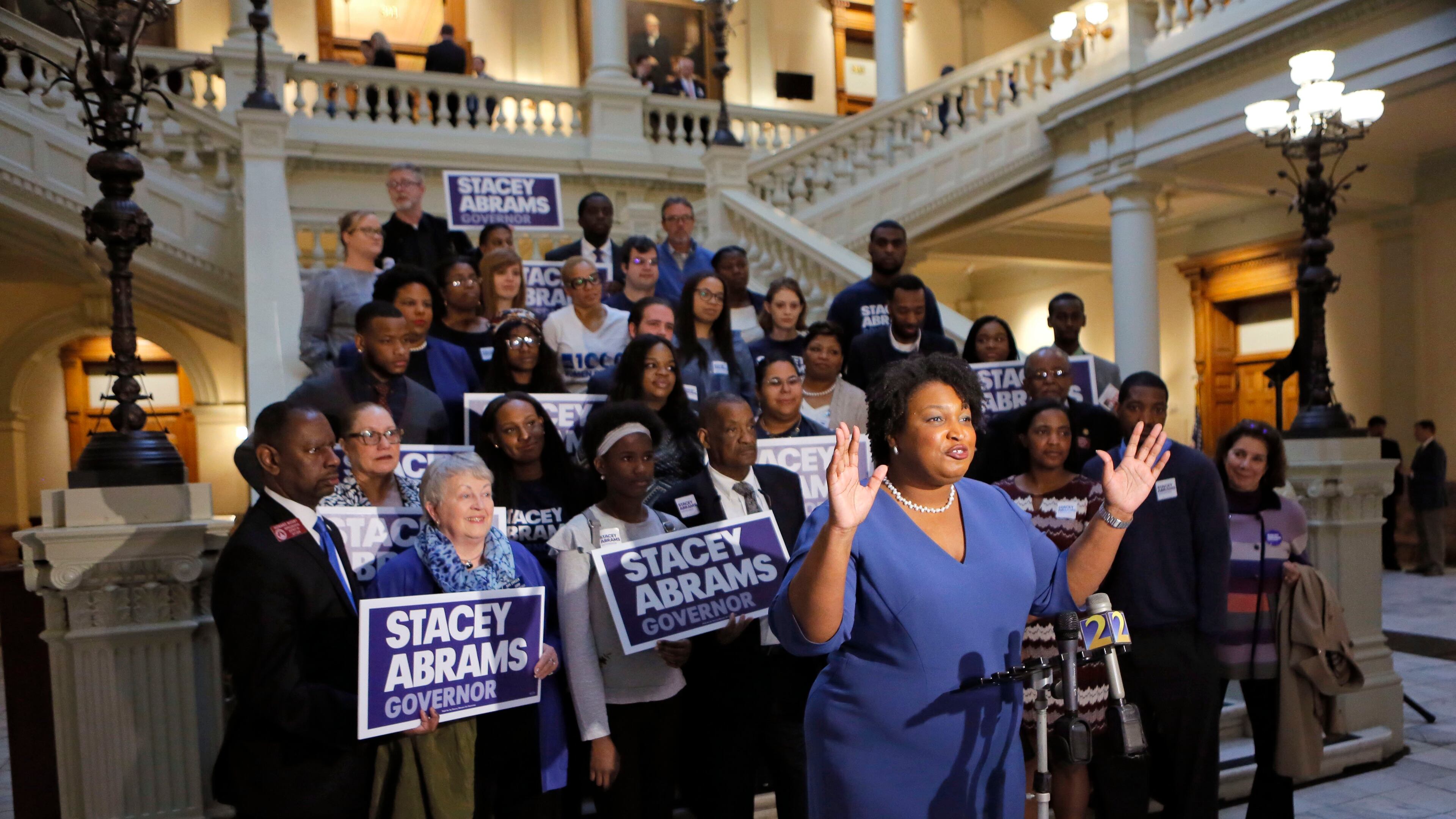 House Minority Leader Stacey Abrams qualified to run for governor. BOB ANDRES/BANDRES@AJC.COM