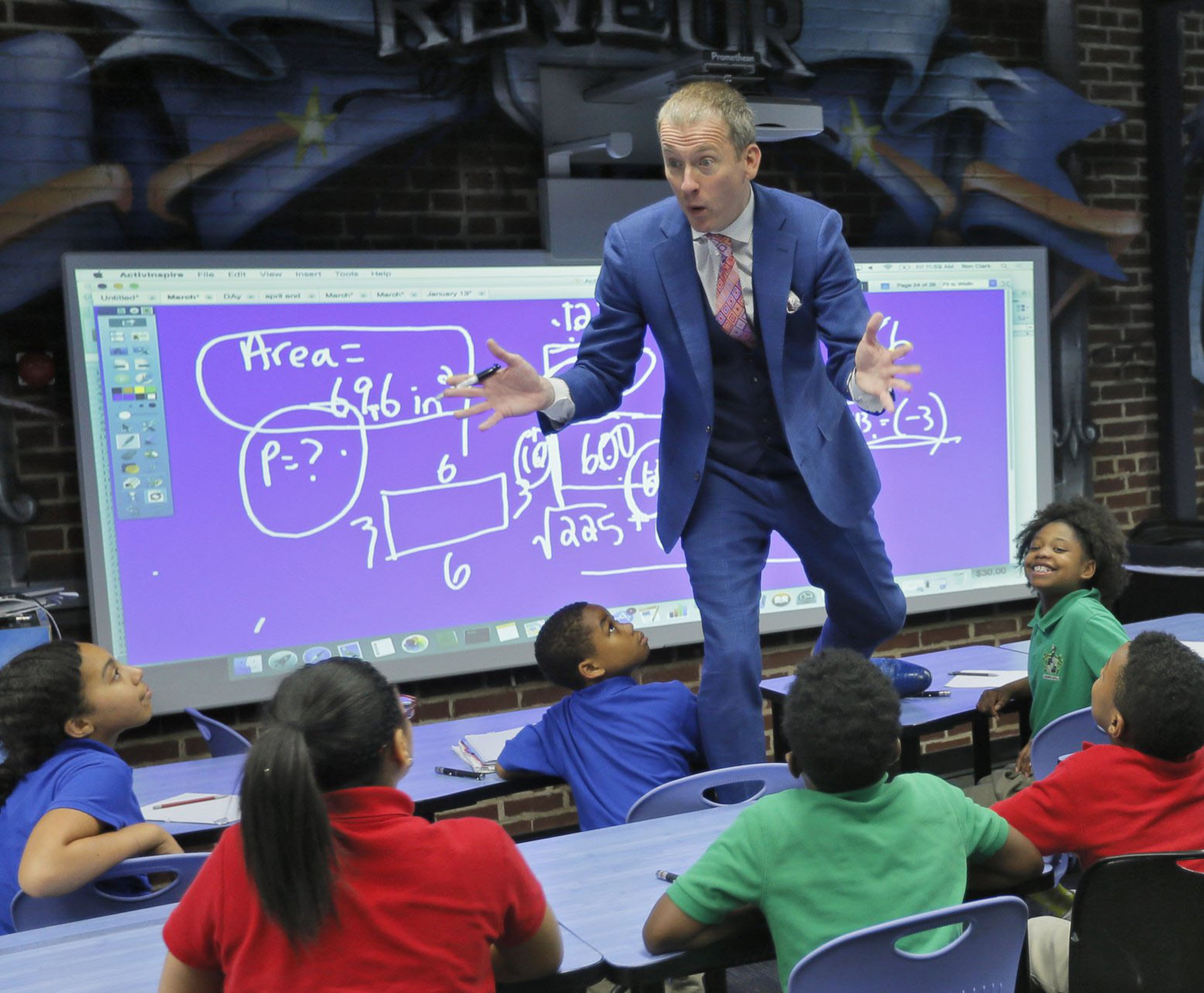 May 5, 2017 - Ron Clark says his unorthodox teaching methods have ranslated to success for the students at his Ron Clark Academy in Atlanta, and why teachers from across the world spend time at the school annually to pick up tricks to better reach their students. BOB ANDRES /BANDRES@AJC.COM