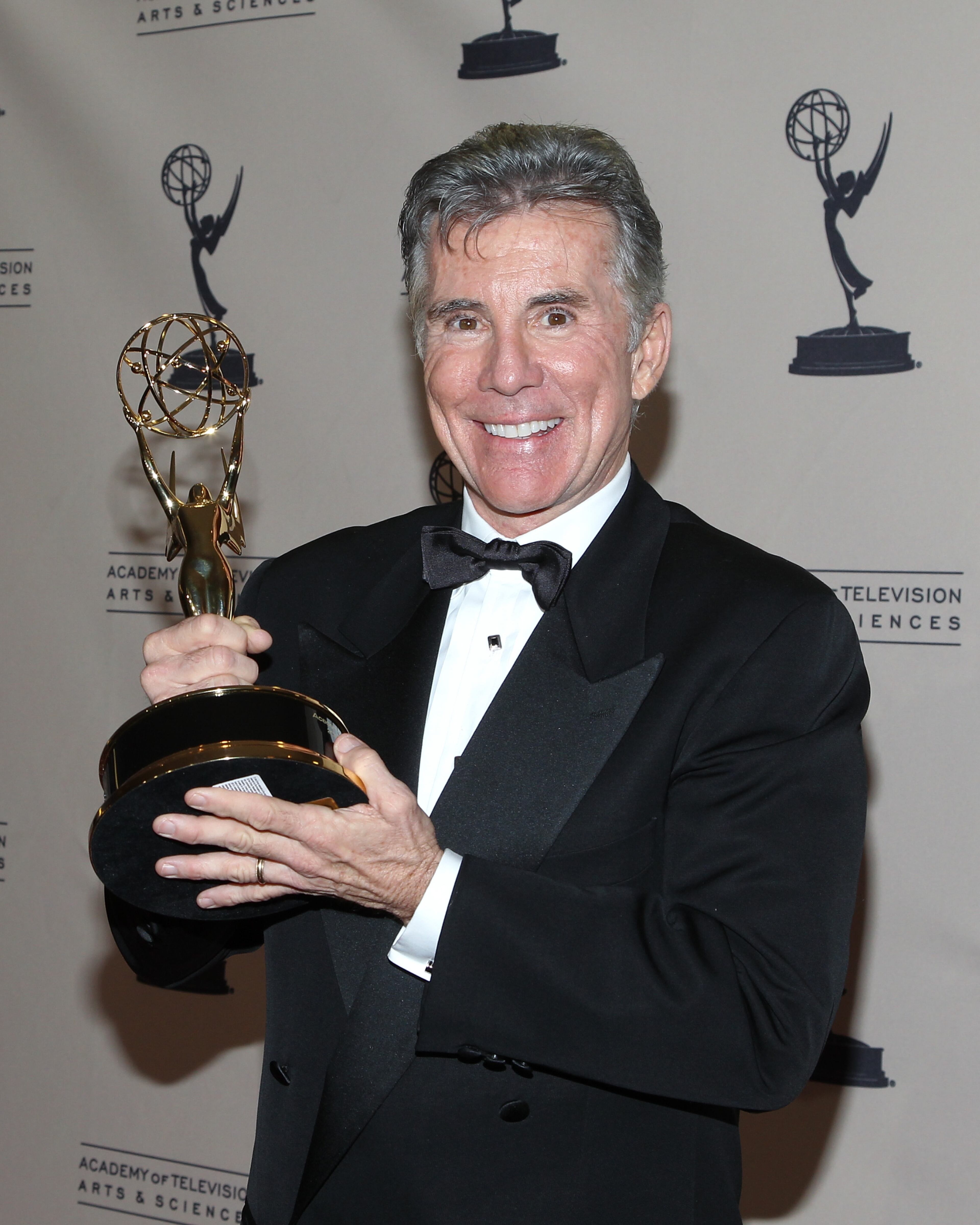 LOS ANGELES, CA - SEPTEMBER 10: John Walsh visits the 2011 Primetime Creative Arts Emmy Awards Press Room at Nokia Theatre on September 10, 2011 in Los Angeles, California. (Photo by Noel Vasquez/Getty Images) John Walsh has nabbed more than 1,200 fugitives on his original show 'America's Most Wanted" over a quarter century. He got his first one from his second episode July 20. CREDIT: Getty Images