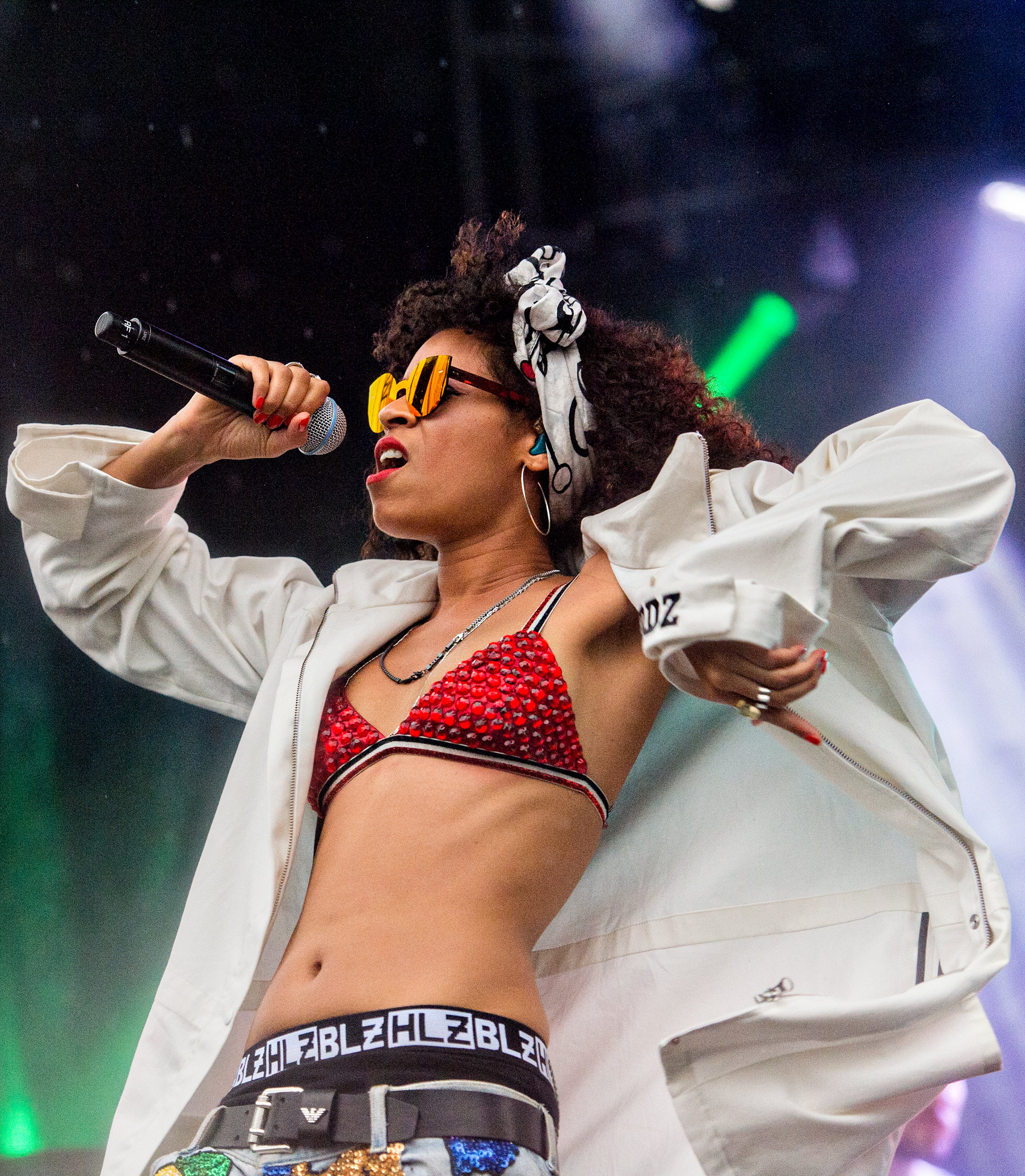 AlunaGeorge performs during the first night of the Shaky Beats Music Festival at Centennial Olympic Park in Atlanta on Friday, May 20, 2016. JONATHAN PHILLIPS / SPECIAL