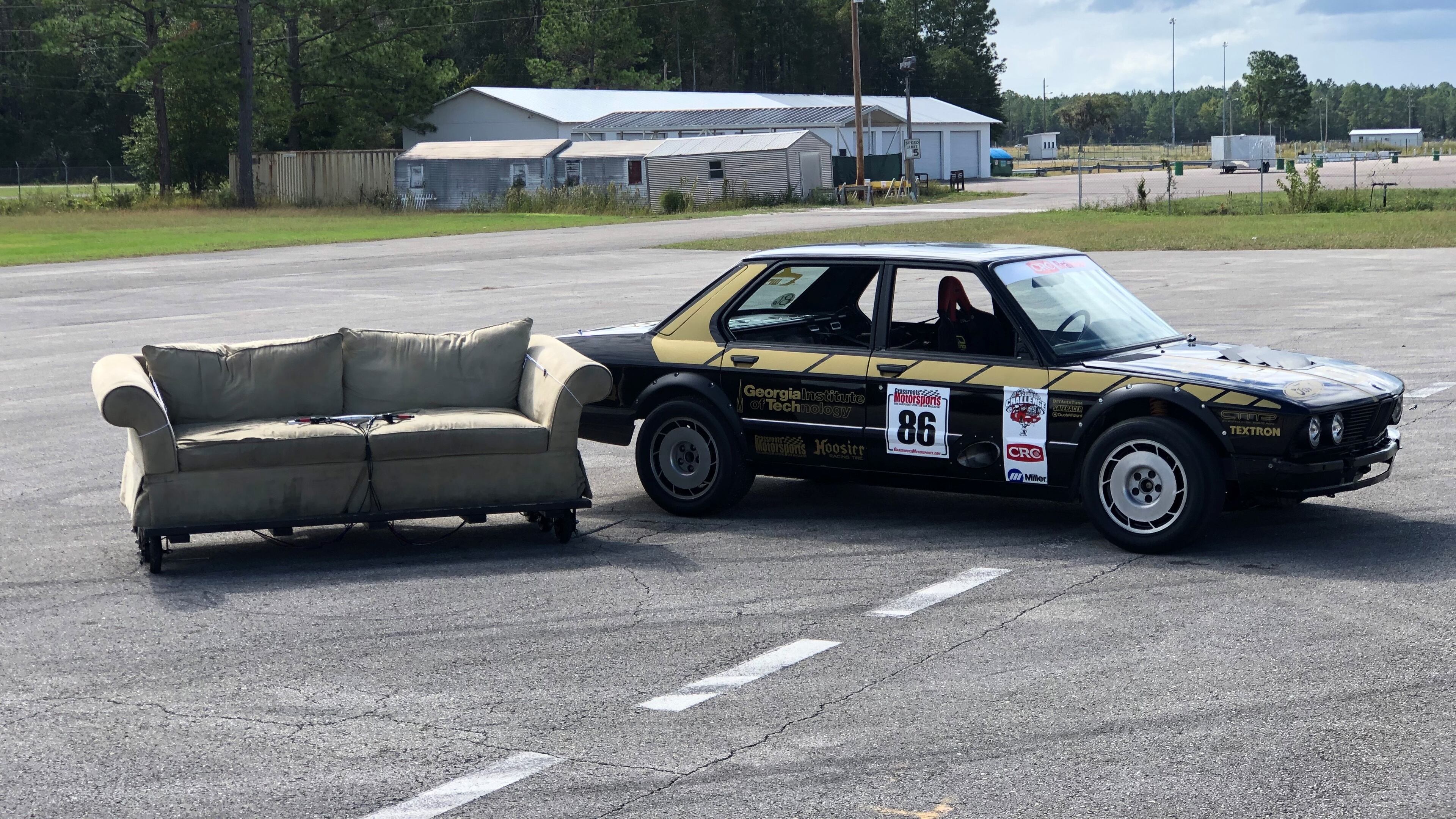 Georgia Tech Wreck Racing designed a drivable couch using Lime scooter parts.