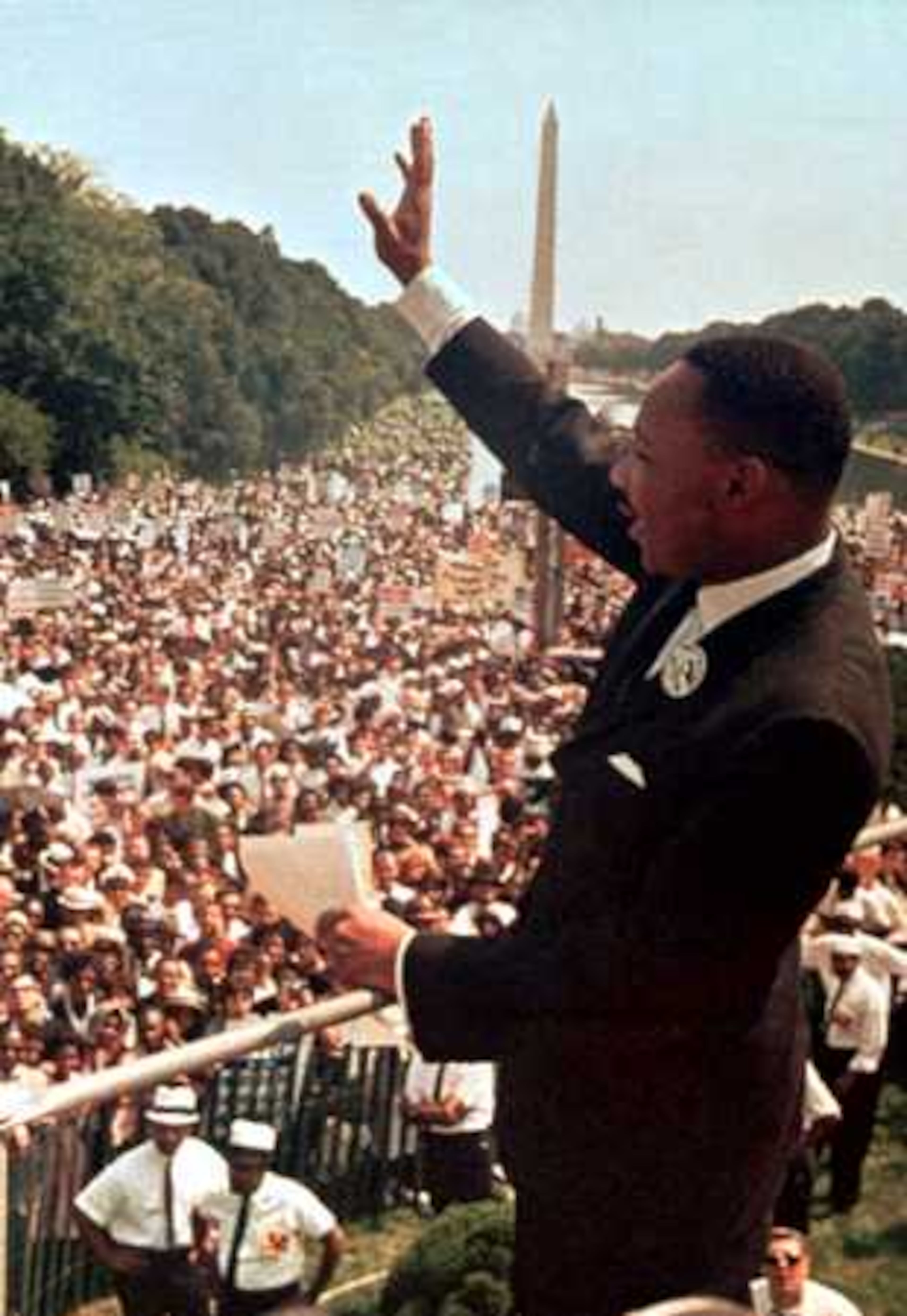 In August 1963, thousands gathered for the March on Washington where King gave his famous 'I Have a Dream' speech.