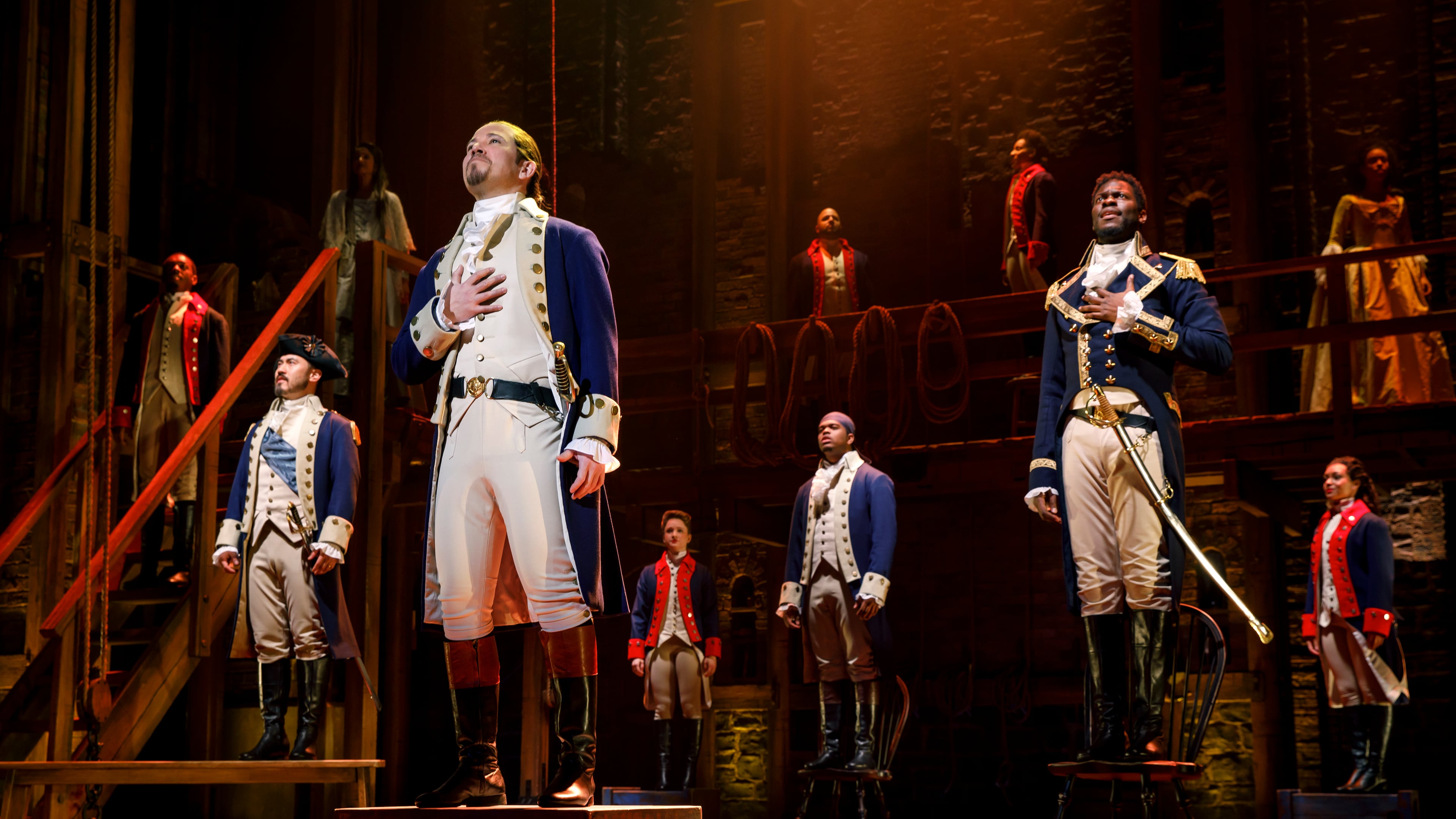 Fans of "Hamilton" can still buy tickets to the Fox Theatre run of the show, May 22-June 10. Photo: Joan Marcus