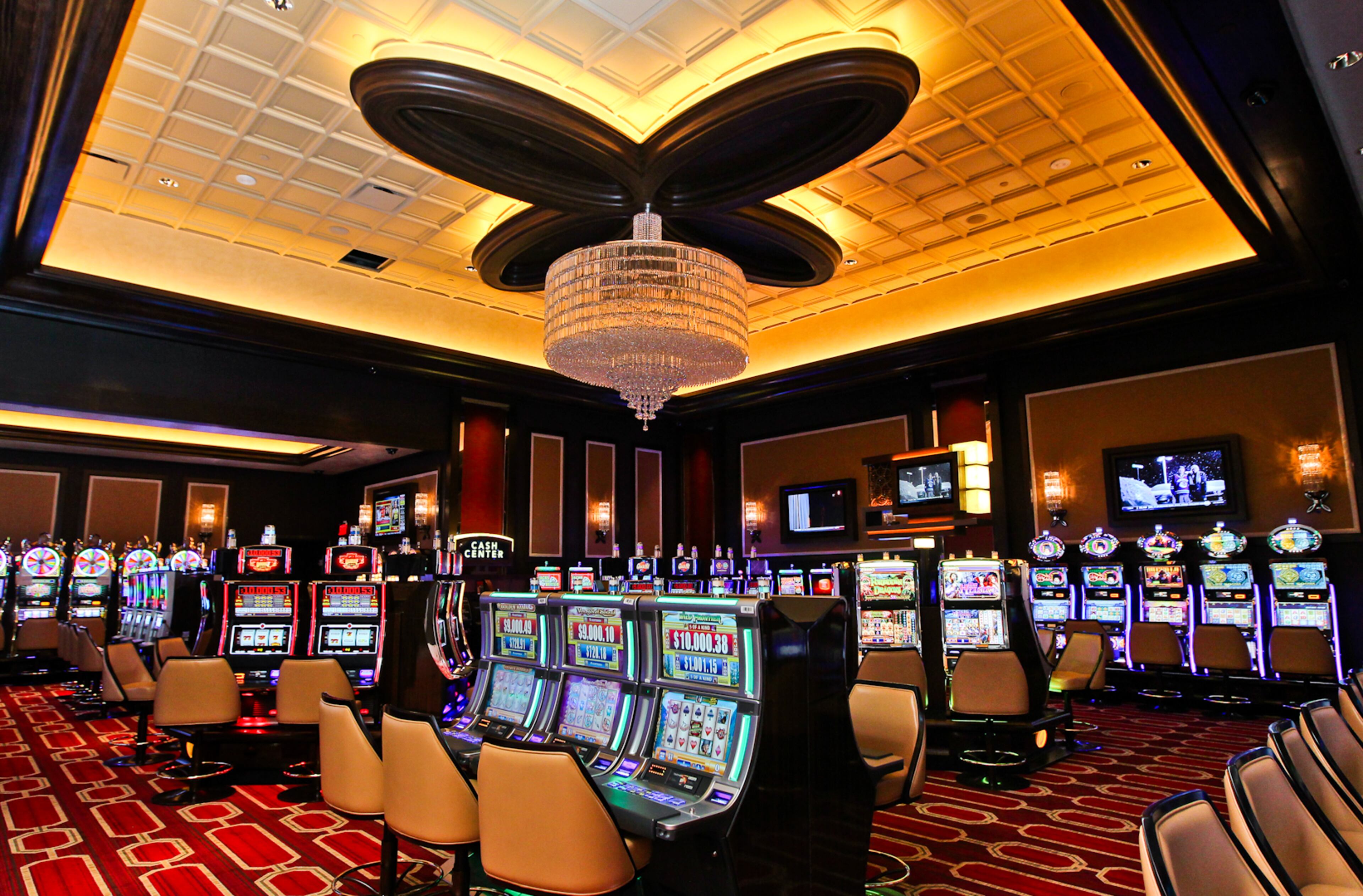 The High Limit Slots Room inside the Horseshoe Casino in downtown Cincinnati Tuesday, Feb. 26, 2013. Blackjack, Roulette, Craps, Let It Ride and several poker derivatives will also be offered among the casino's 87 table games. NICK DAGGY / STAFF