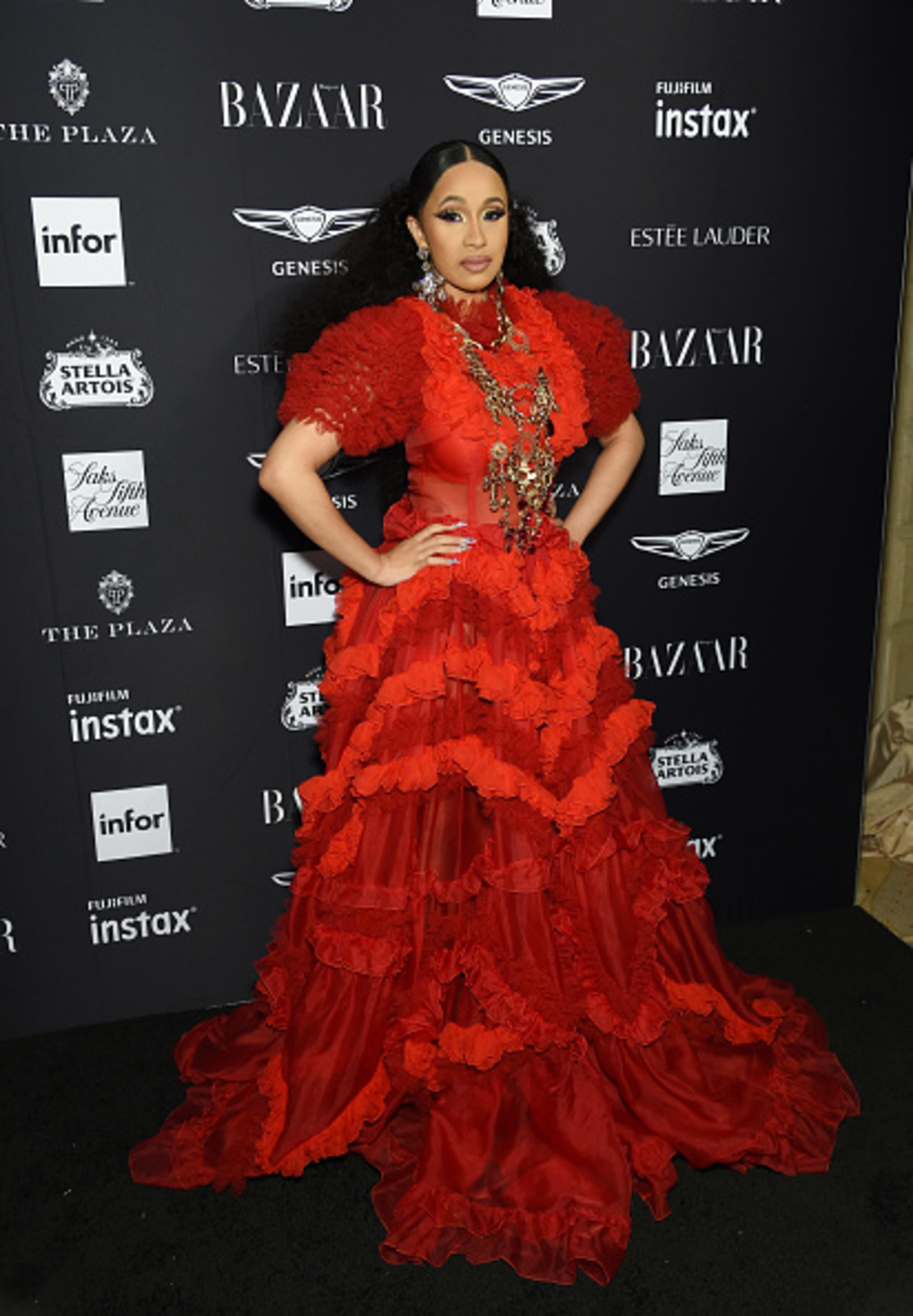 NEW YORK, NY - SEPTEMBER 07: Cardi B attends as Harper's BAZAAR Celebrates "ICONS By Carine Roitfeld" at the Plaza Hotel on September 7, 2018 in New York City. (Photo by Dimitrios Kambouris/Getty Images for Harper's Bazaar)