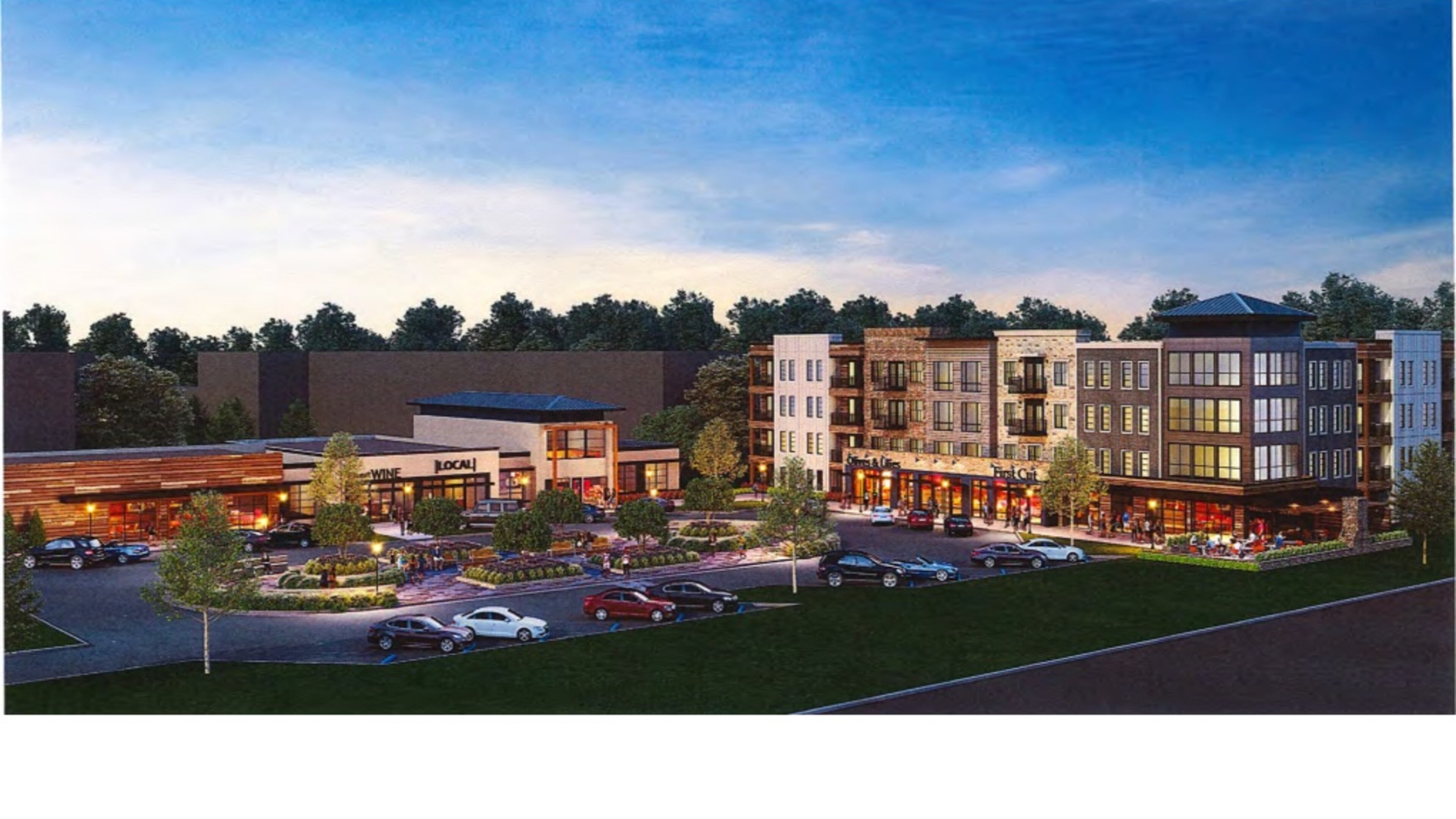 Quattrok LLC wants to build a mixed-use development with 390 apartments about a mile from the Infinite Energy Center.