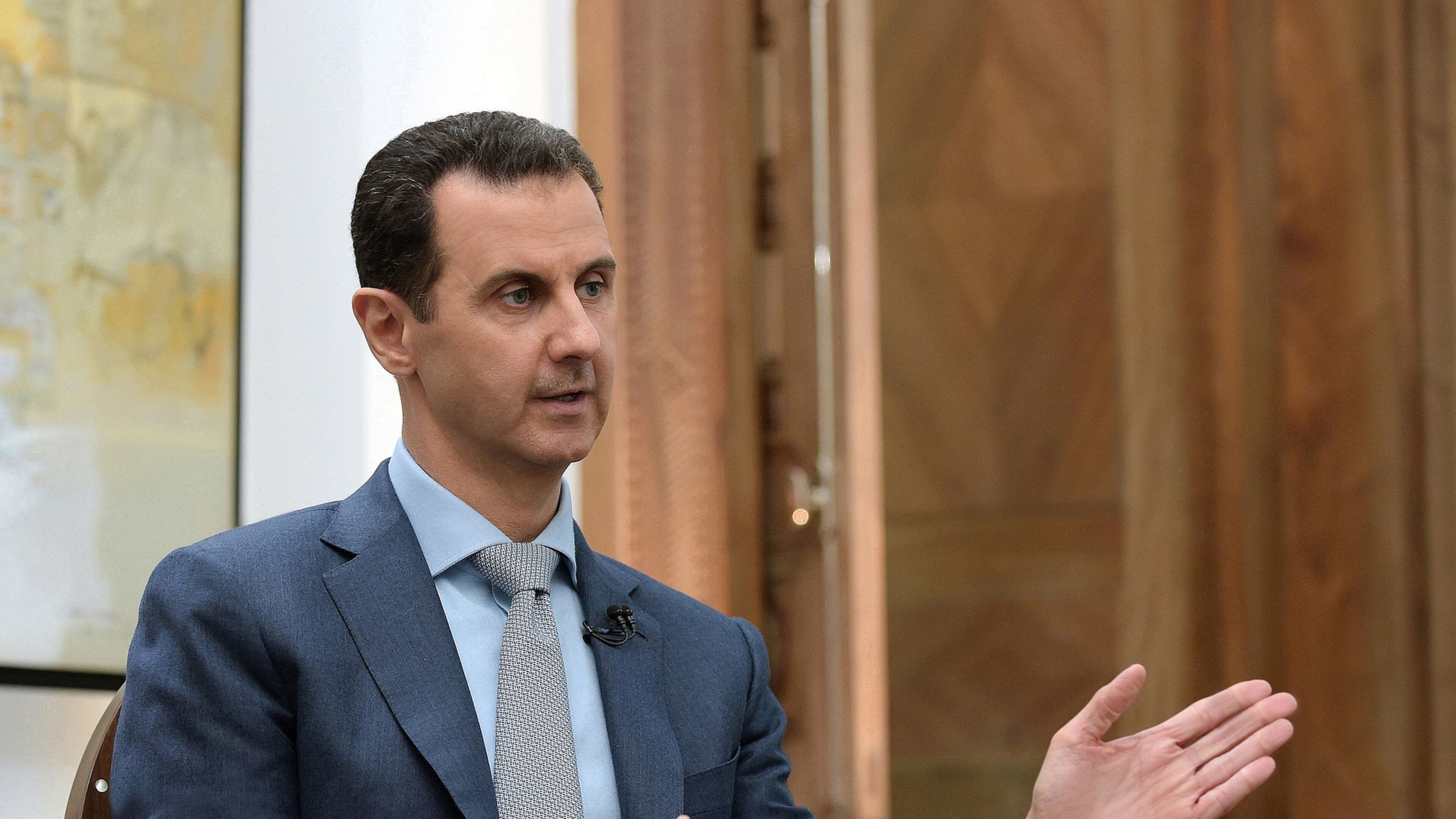 Syrian President Bashar Assad, shown in Damascus in February 2017, was not the target of U.S.-led airstrikes on Friday night. Some metro Atlanta residents with ties to Syria say removing the leader is more critical than targeting chemical-related sites. (Salampix/Abaca Press/TNS)
