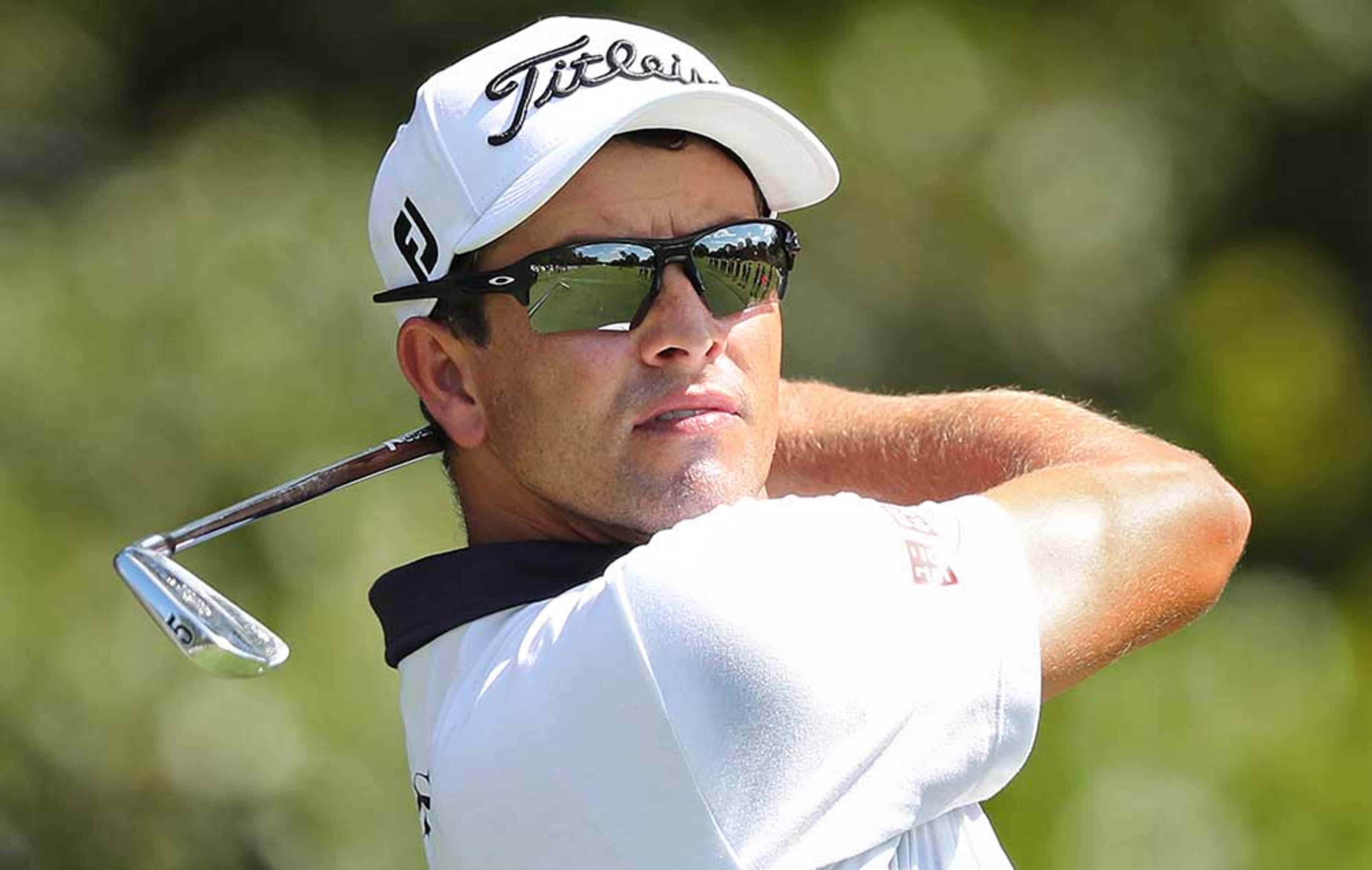 Adam Scott tees off on the third hole during the first round of the Tour Championship at East Lake Golf Club on Thursday.