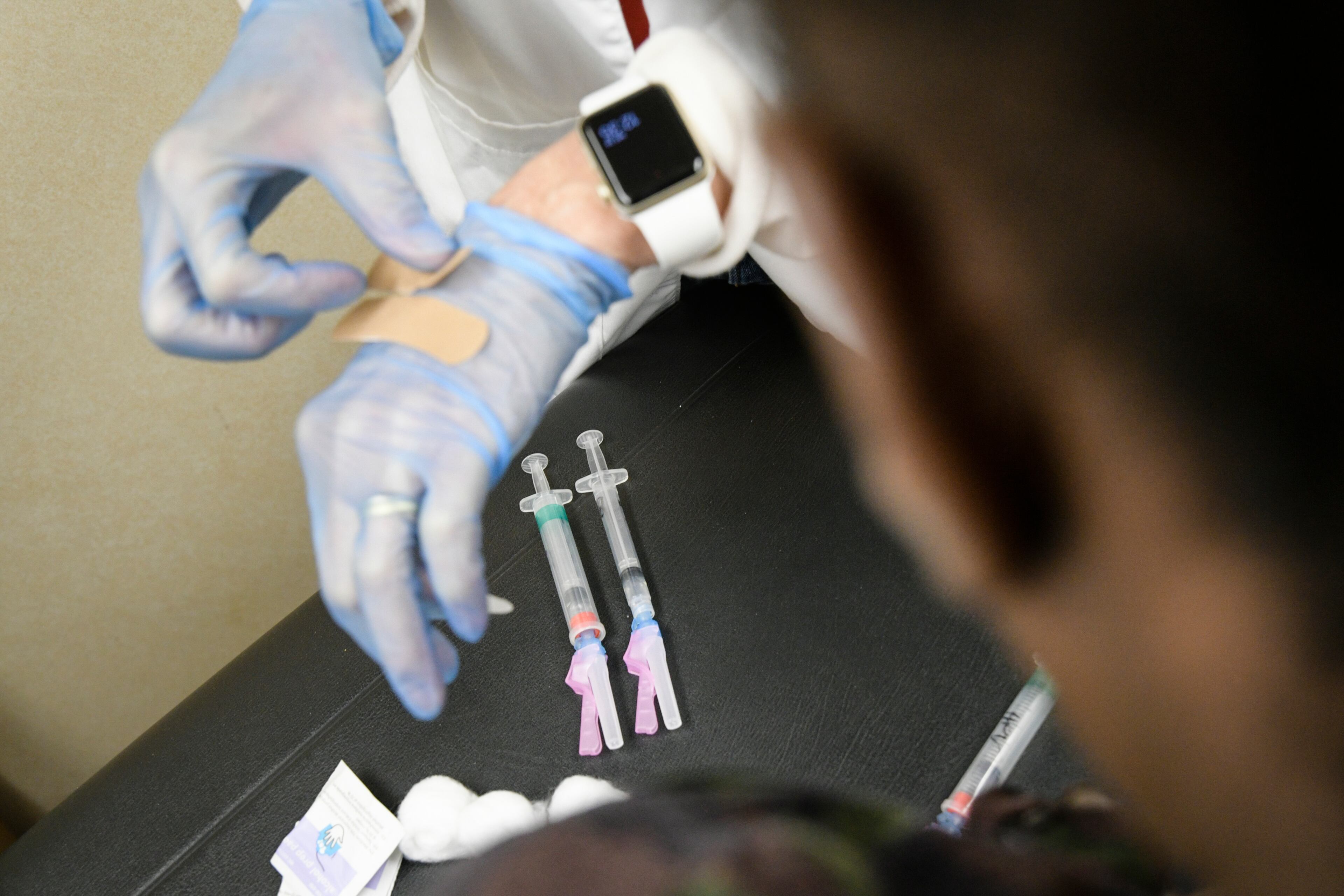 Bandages and vaccinations are readied to be administered as APS students kick of the school year right during the District's annual Back to School Bash, Saturday, July 28 at the Georgia World Congress Center as a free event, held exclusively for APS students and their families, featuring more fun activities for children, immunizations, and free health screenings.