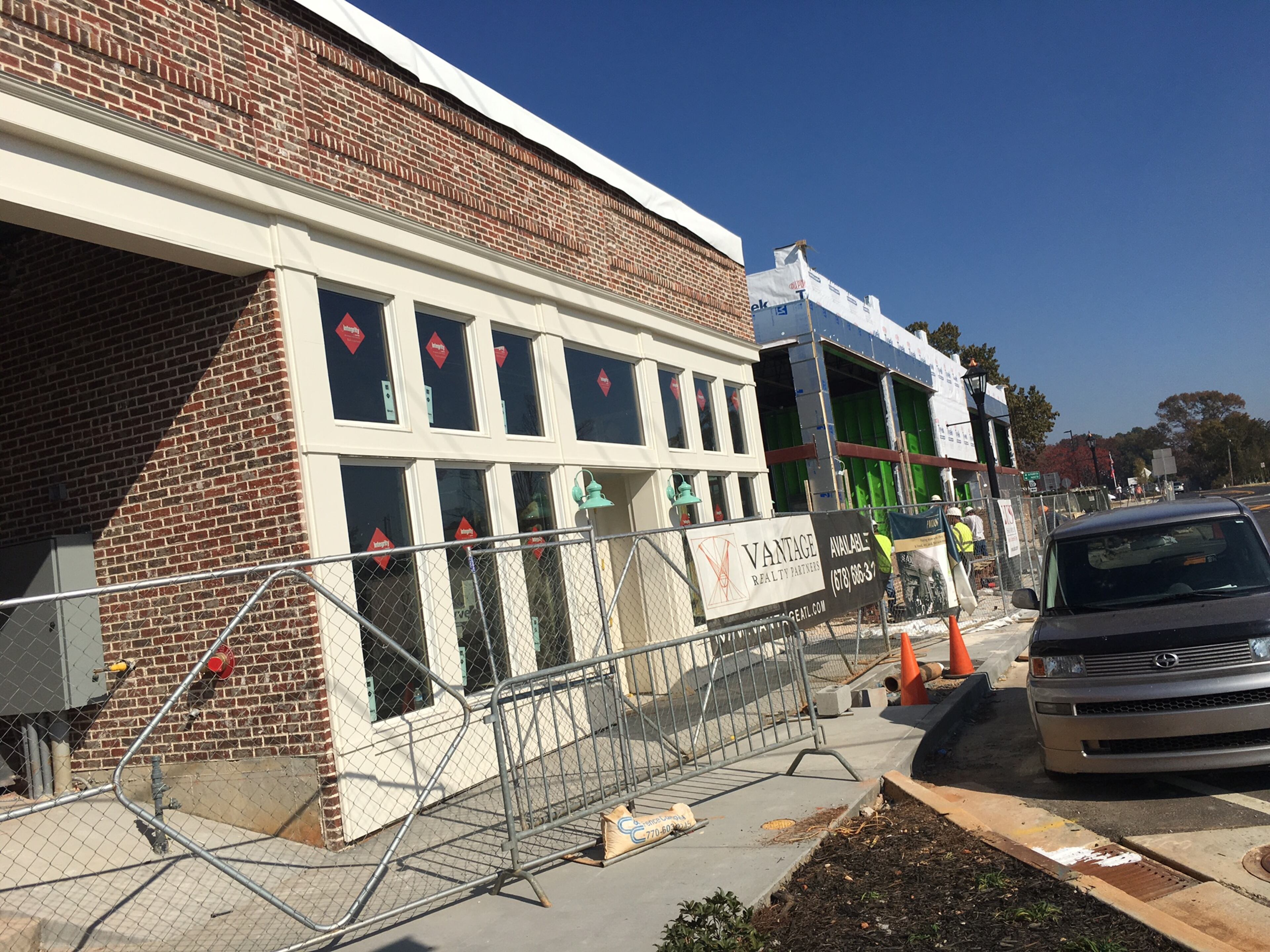Part of Duluth's budding Parsons Alley development, as seen on Nov. 17, 2016. TYLER ESTEP / TYLER.ESTEP@AJC.COM