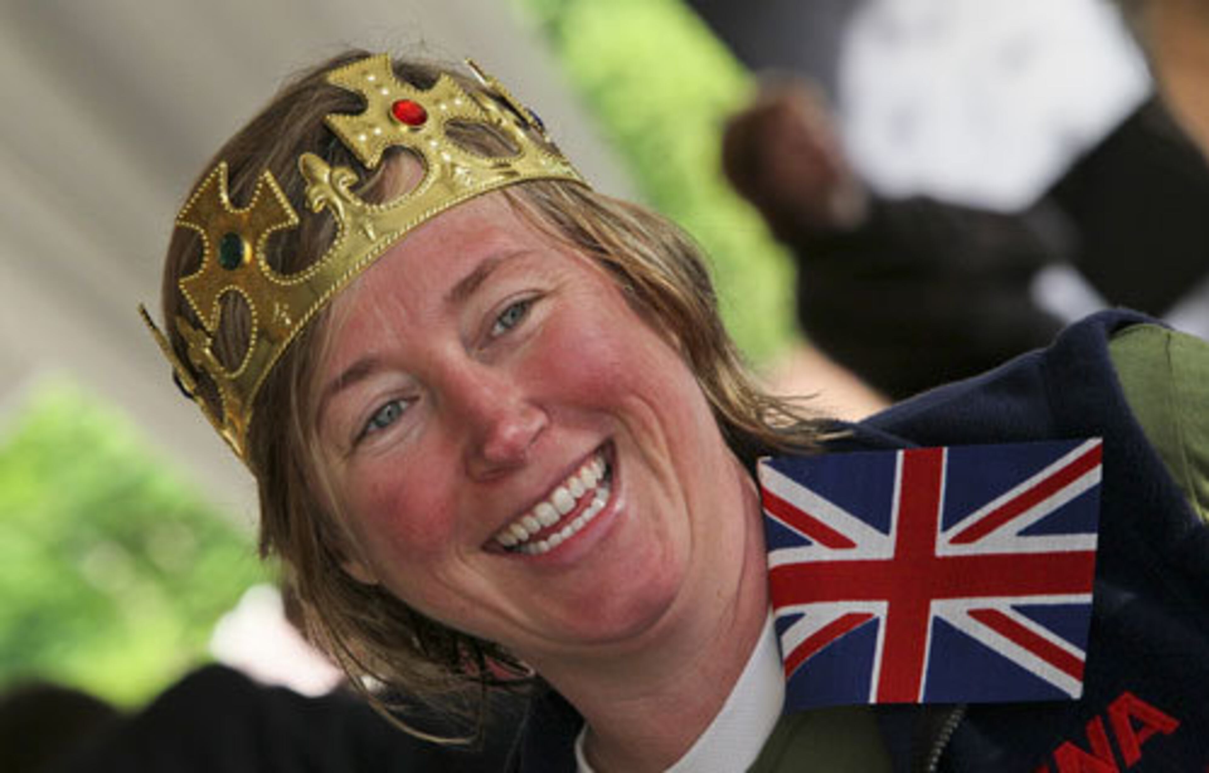 Cindy Powell showed off her English Monarchy style.