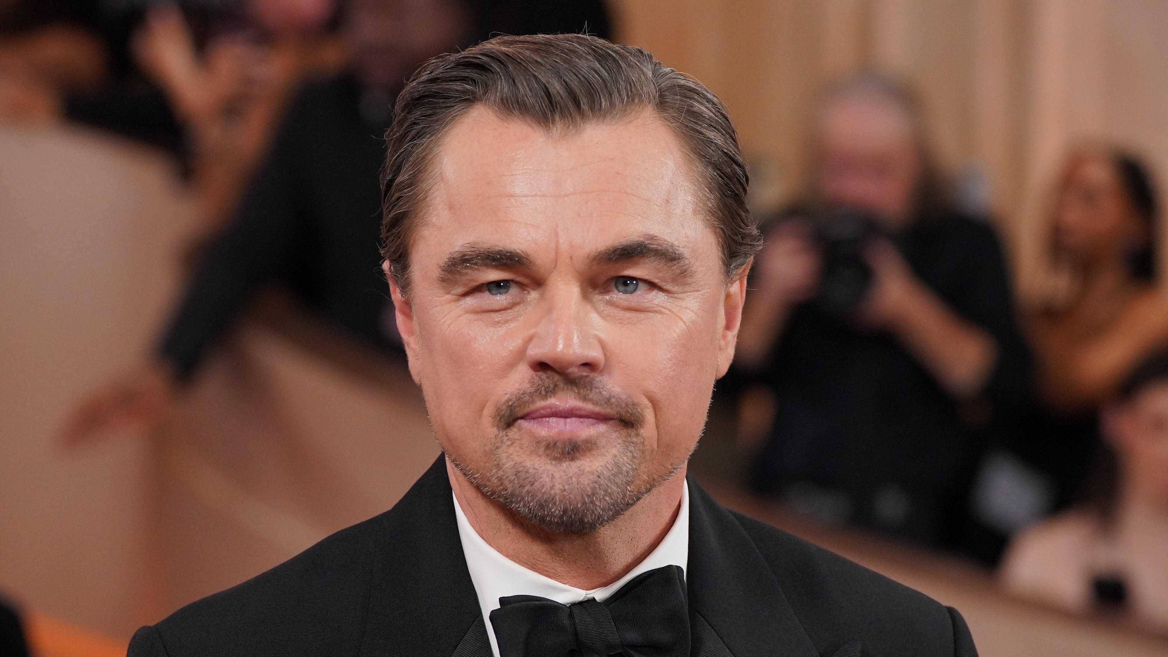 Leonardo DiCaprio arrives at the 83rd Golden Globes on Sunday, Jan. 11, 2026, at the Beverly Hilton in Beverly Hills, Calif. (Photo by Jordan Strauss/Invision/AP)